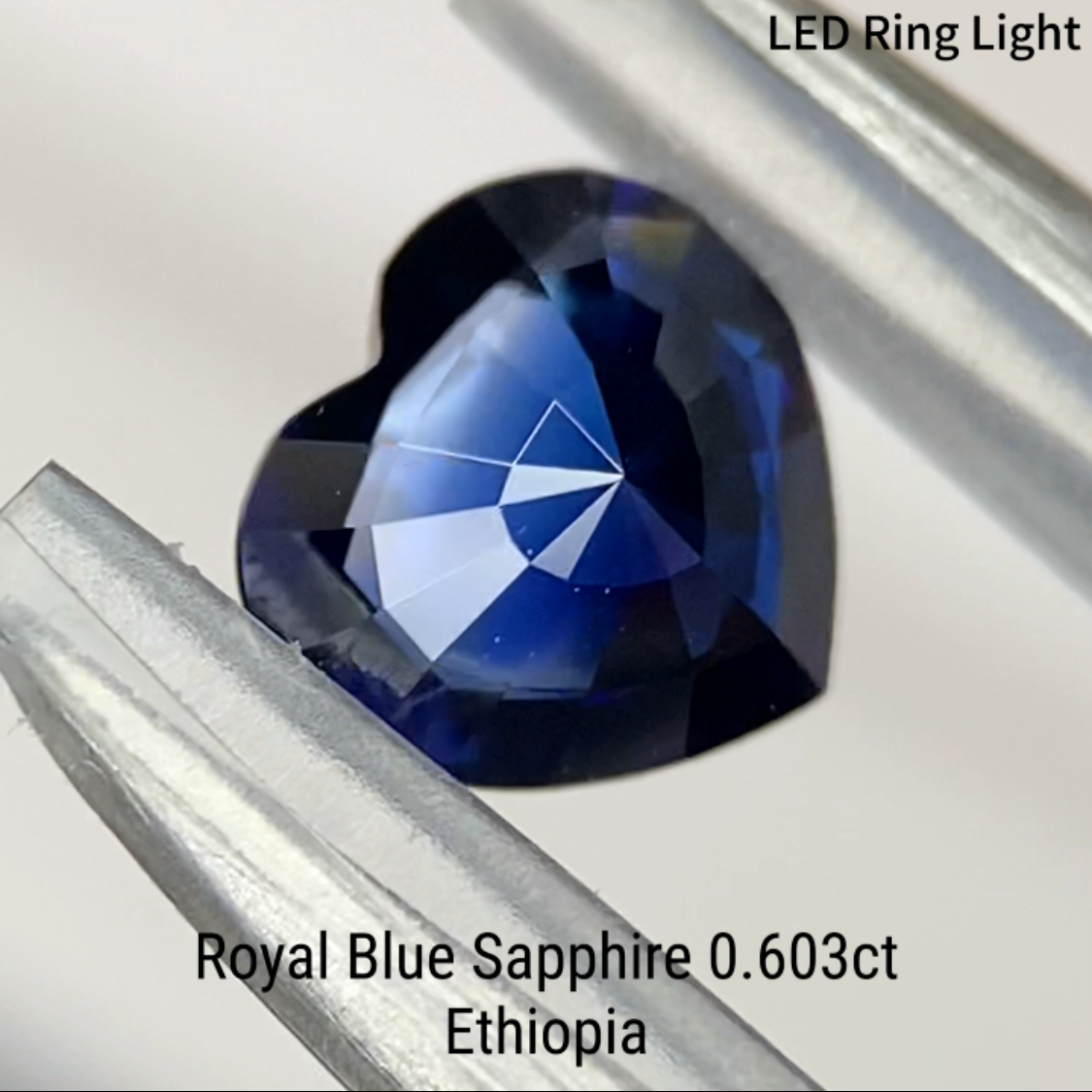 Royal Blue Sapphire 0.603ct / Ethiopia