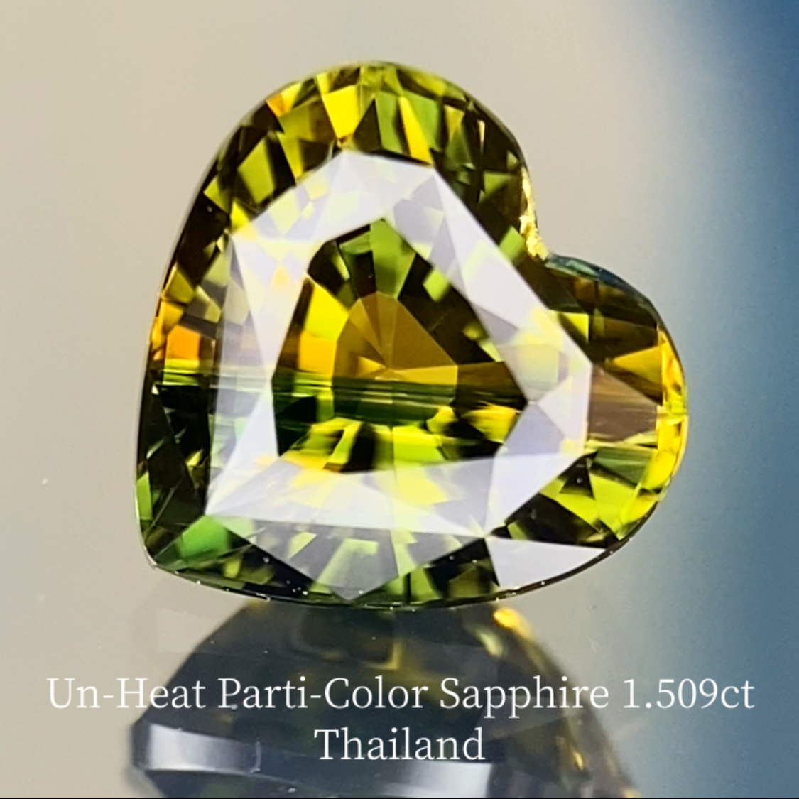 Un-Heat Parti-Color Sapphire 1.509ct / Thailand