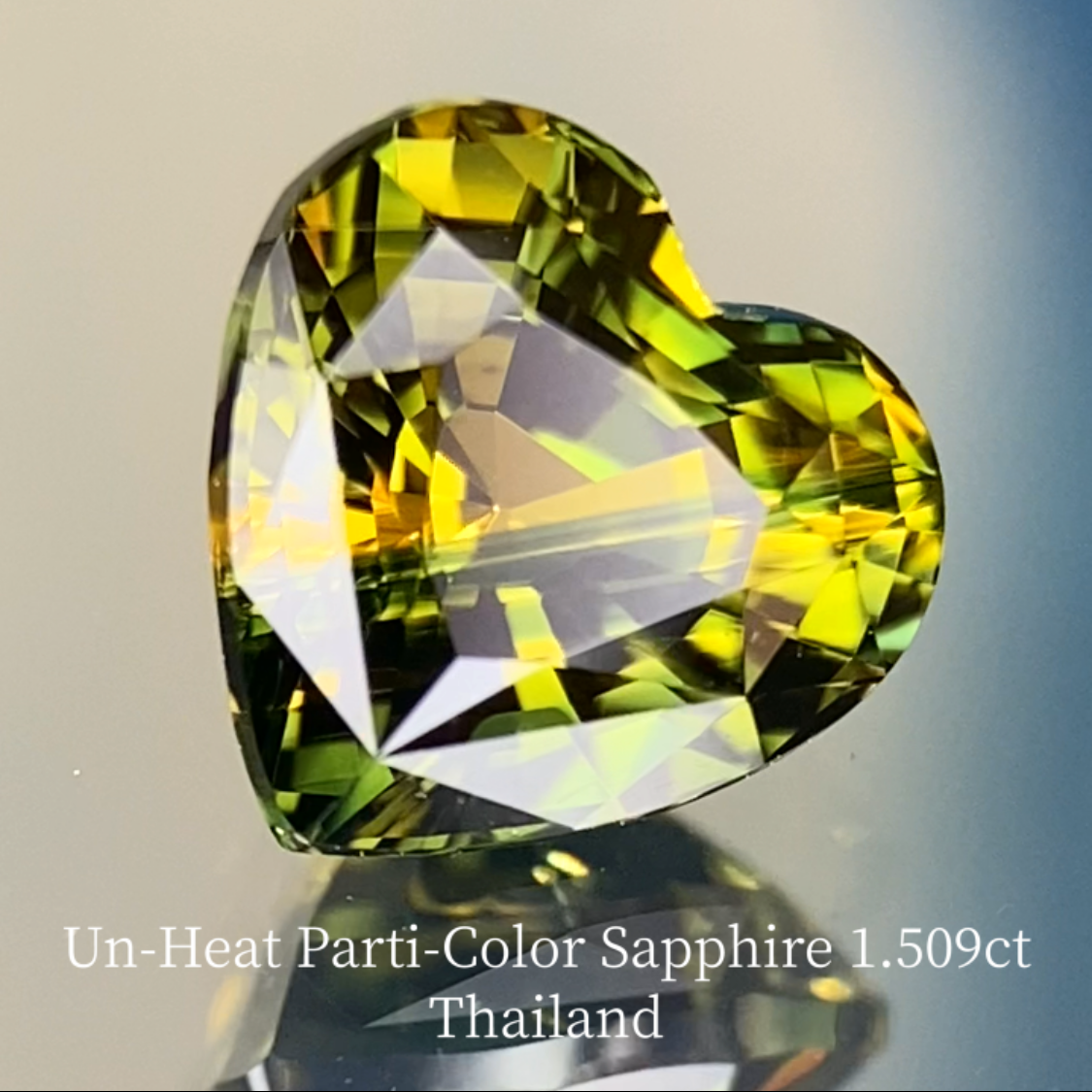 Un-Heat Parti-Color Sapphire 1.509ct / Thailand
