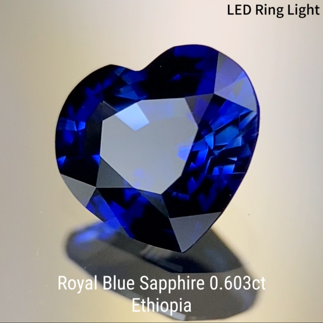Royal Blue Sapphire 0.603ct / Ethiopia