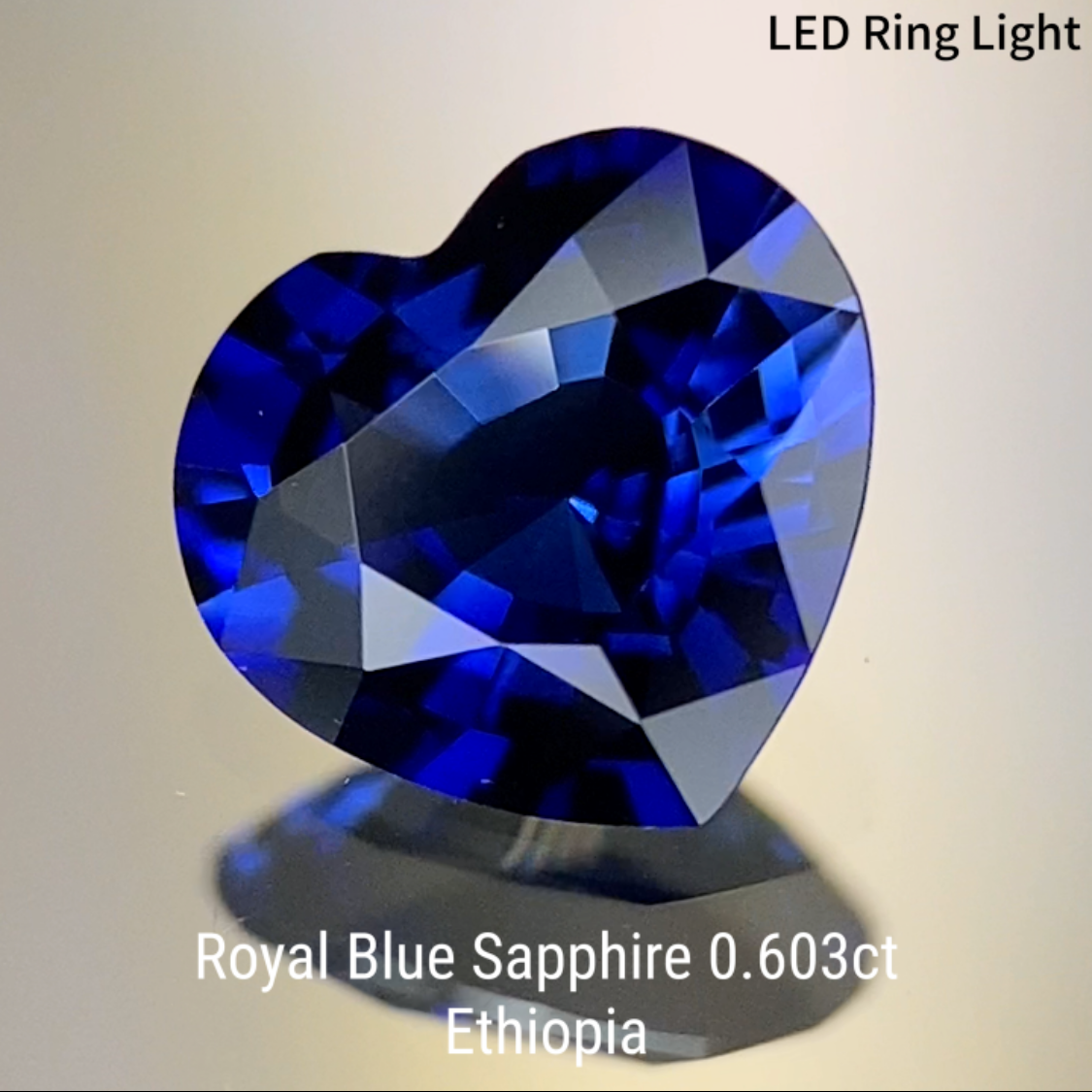 Royal Blue Sapphire 0.603ct / Ethiopia