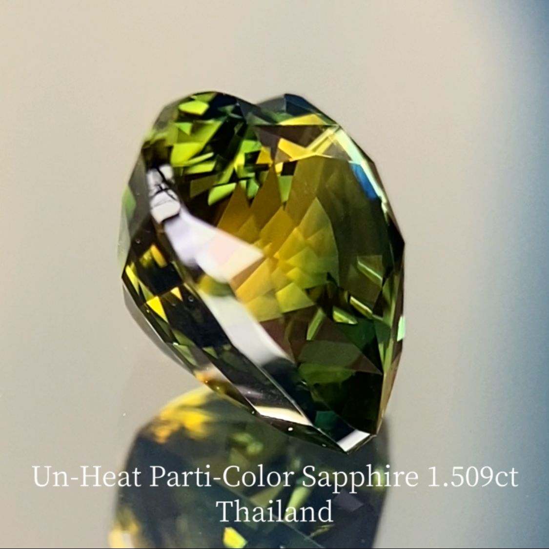 Un-Heat Parti-Color Sapphire 1.509ct / Thailand