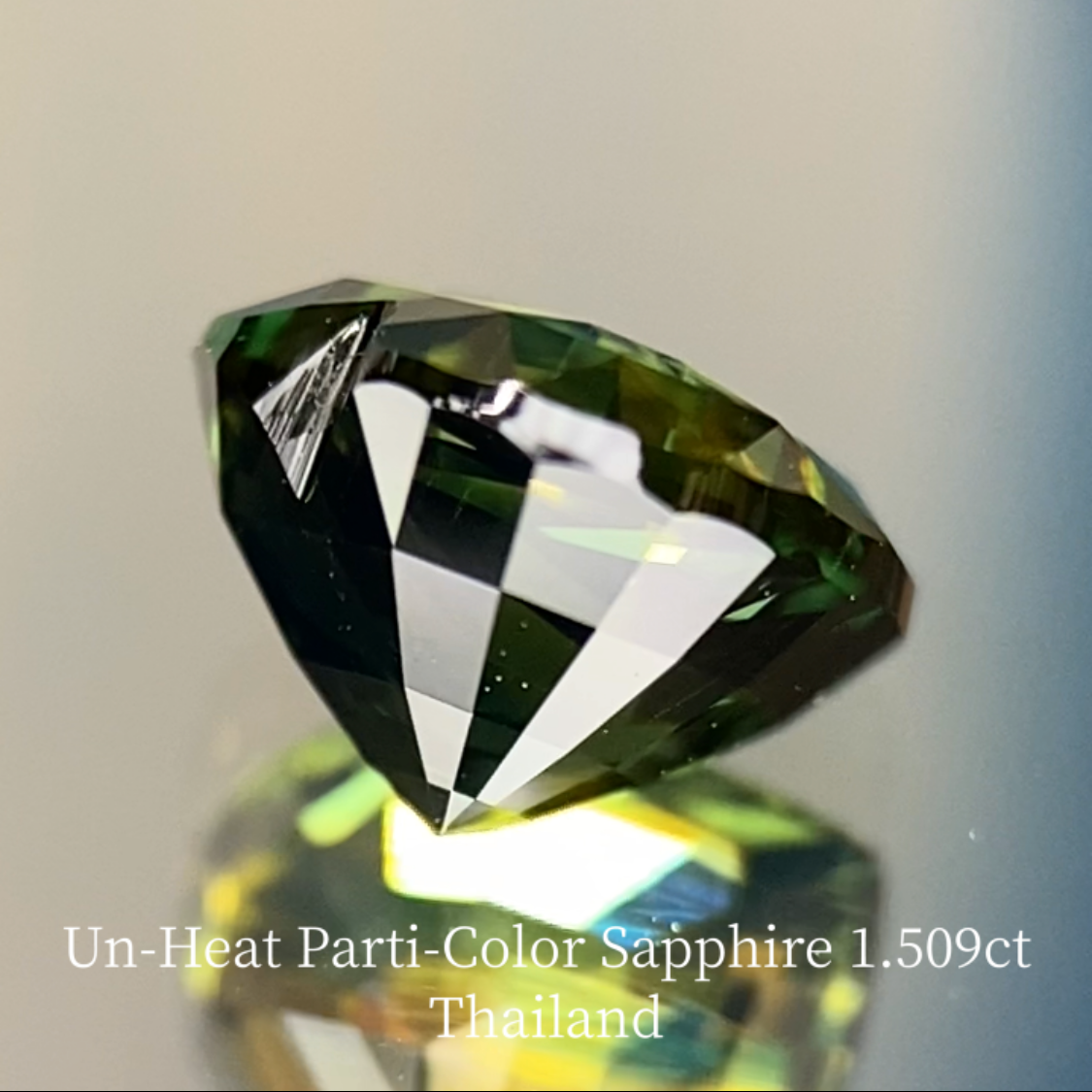 Un-Heat Parti-Color Sapphire 1.509ct / Thailand
