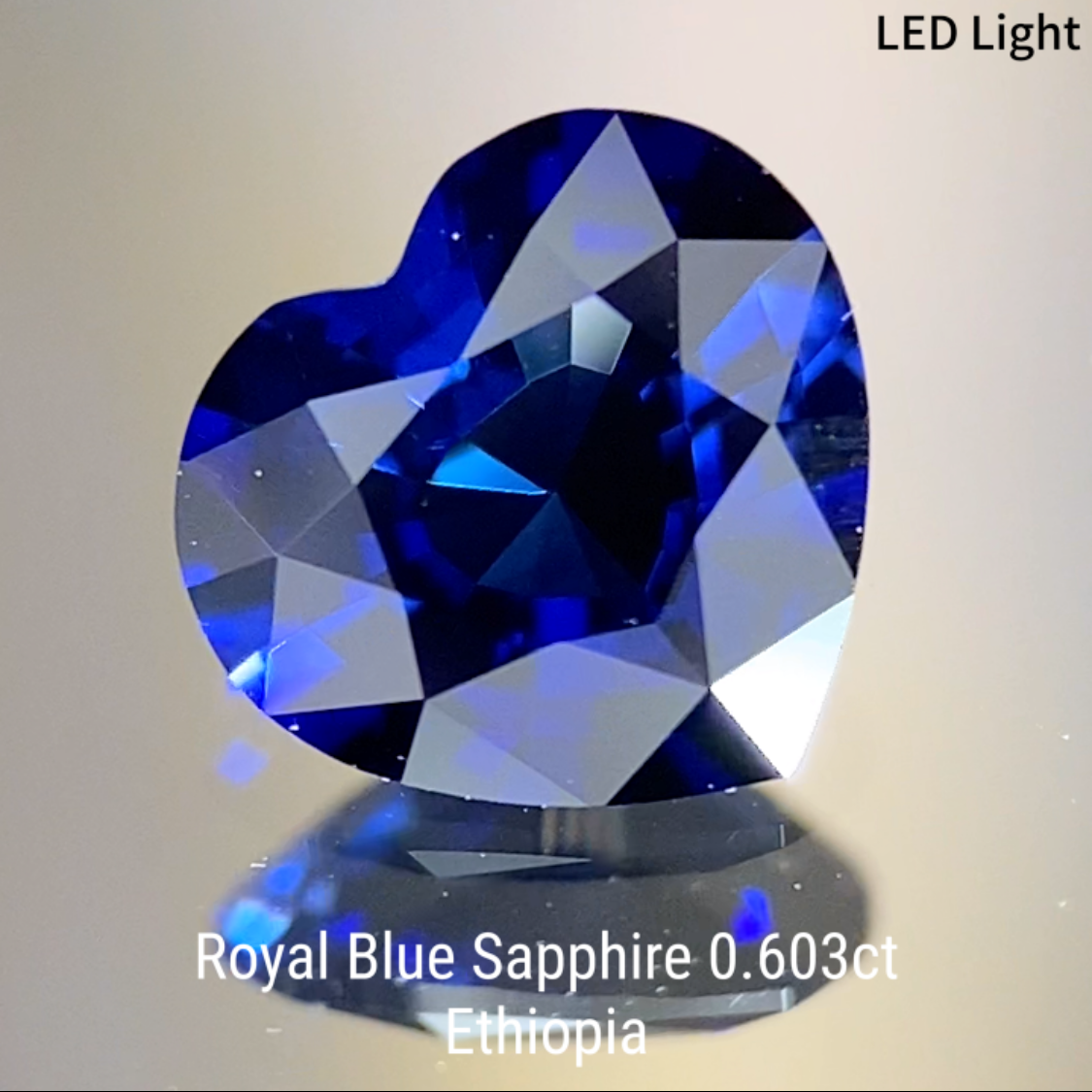 Royal Blue Sapphire 0.603ct / Ethiopia