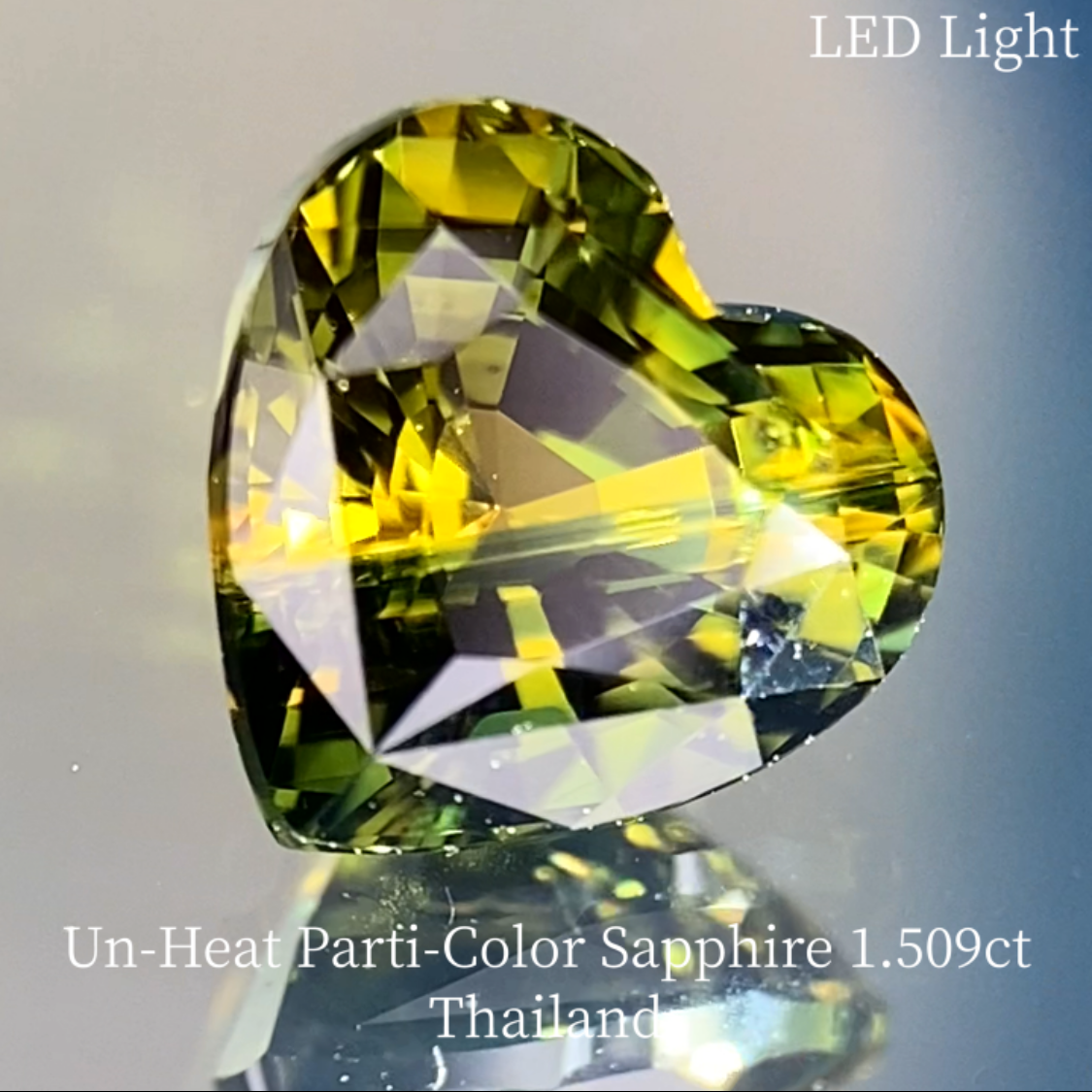 Un-Heat Parti-Color Sapphire 1.509ct / Thailand