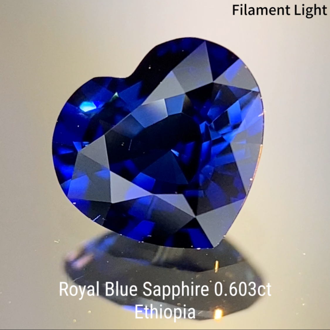 Royal Blue Sapphire 0.603ct / Ethiopia