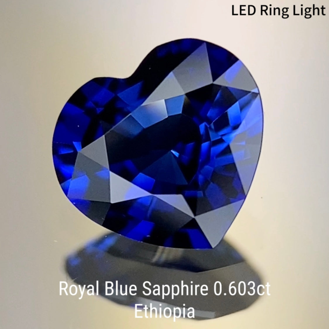 Royal Blue Sapphire 0.603ct / Ethiopia
