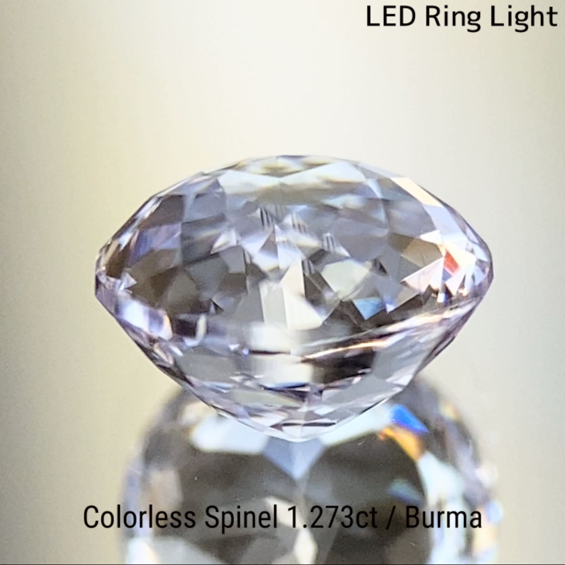 Colorless Spinel 1.273ct &
