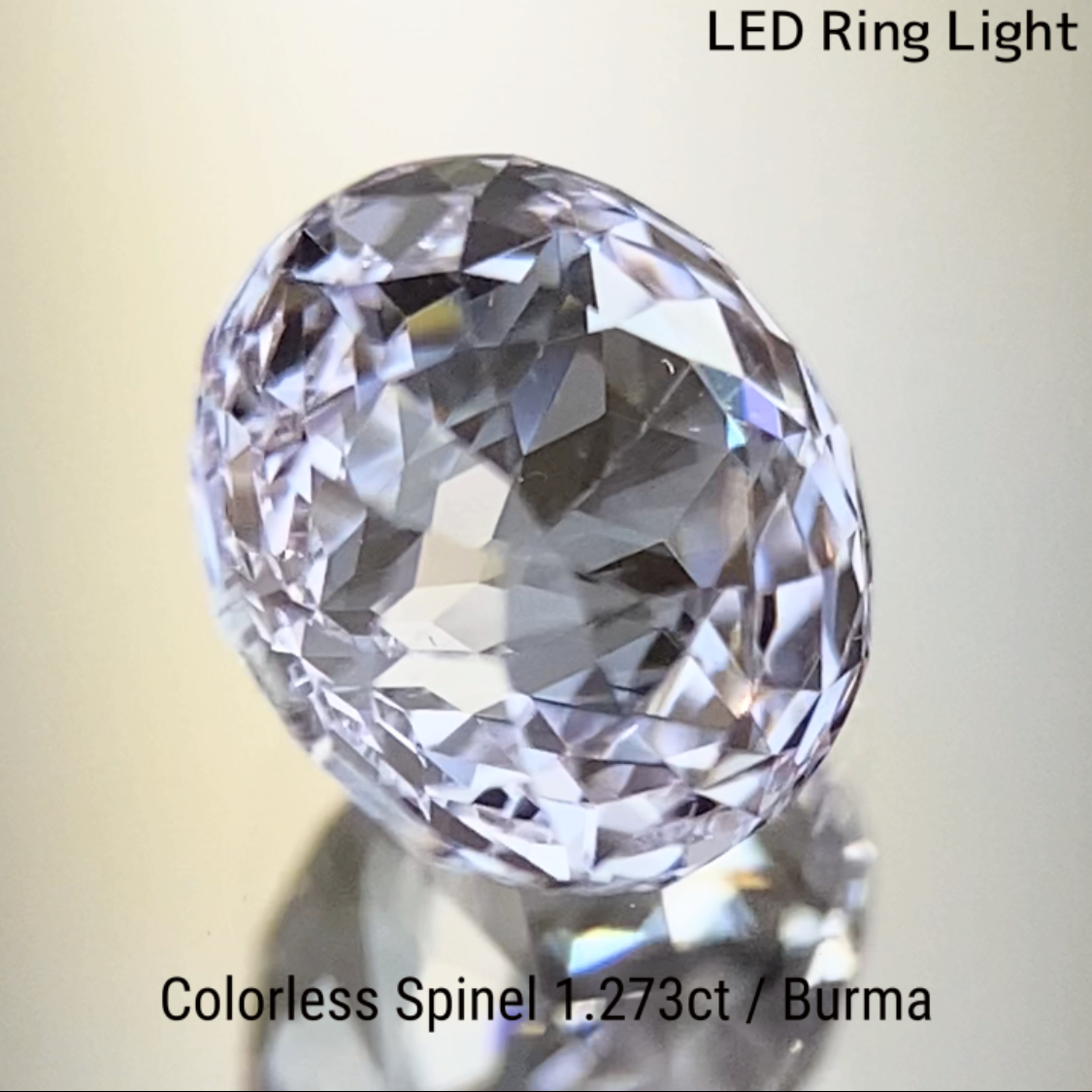 Colorless Spinel 1.273ct &