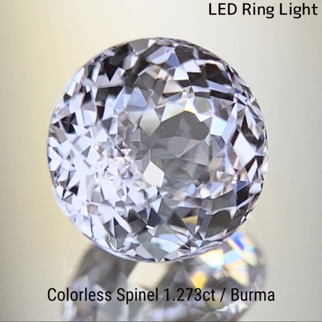 Colorless Spinel 1.273ct &