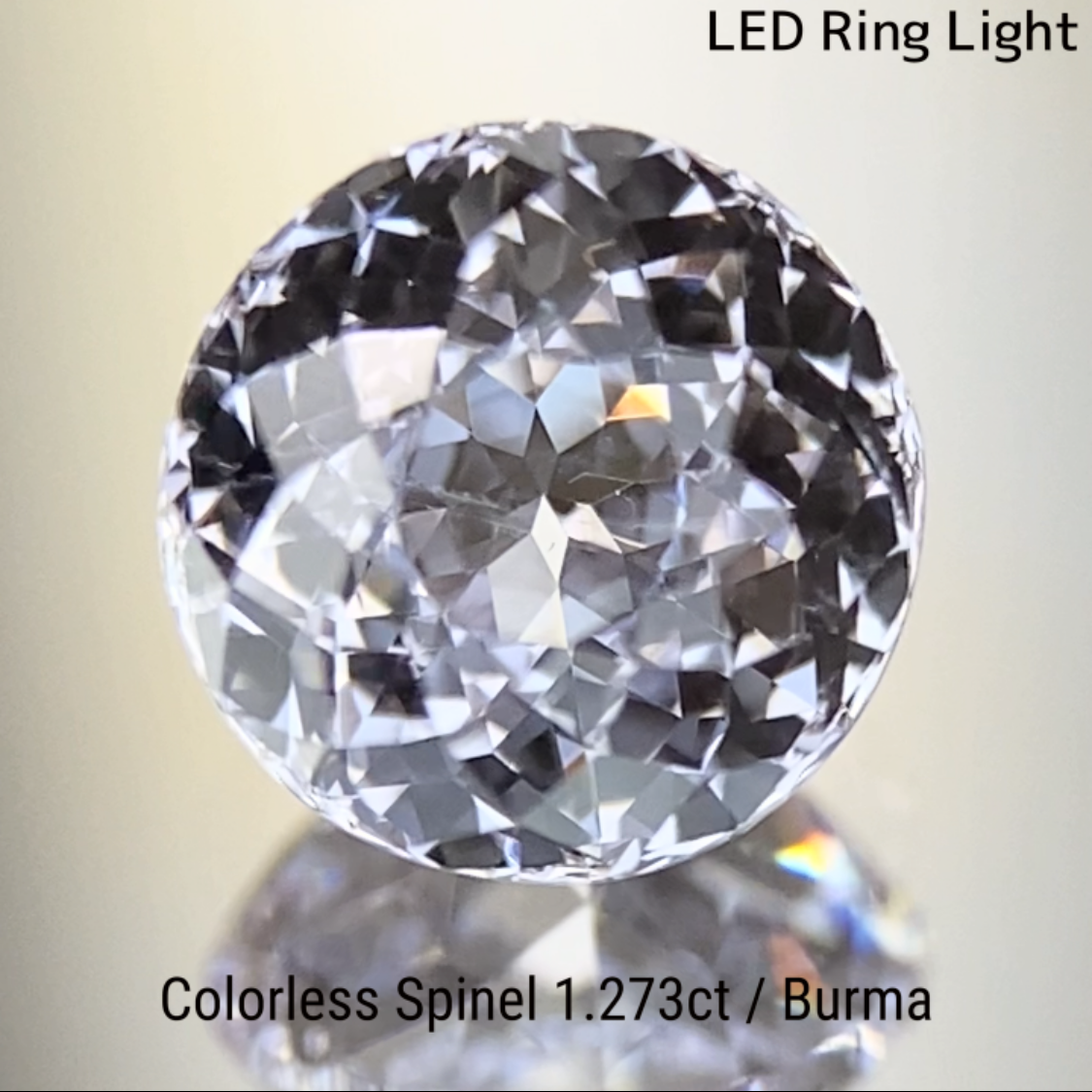 Colorless Spinel 1.273ct &