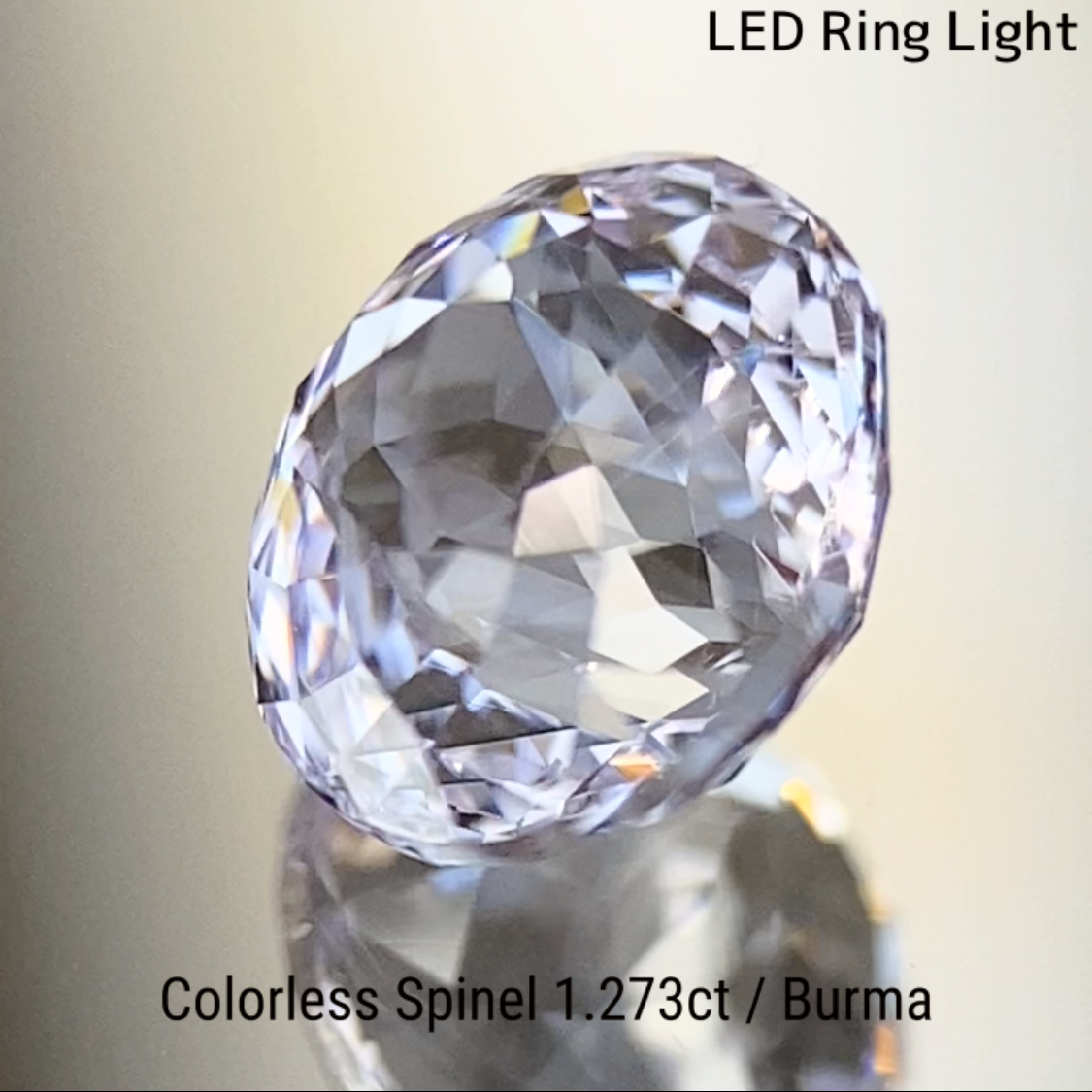 Colorless Spinel 1.273ct &