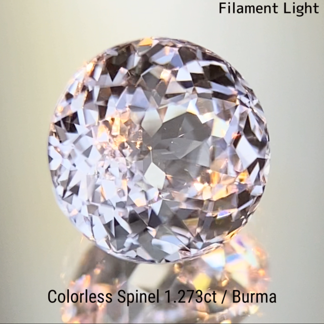 Colorless Spinel 1.273ct &