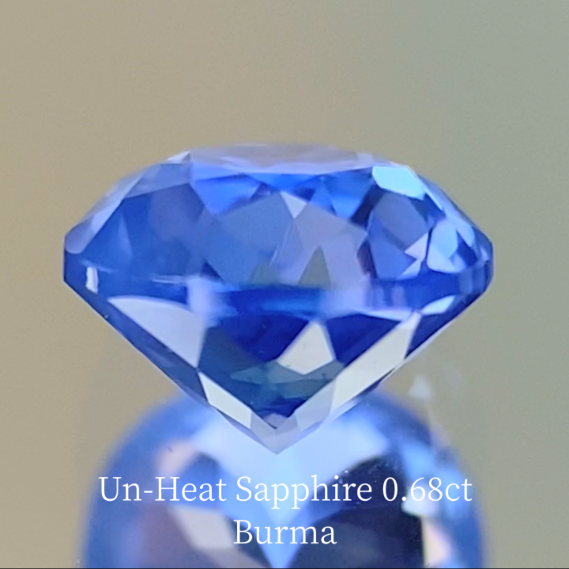 Un-Heat Sapphire 0.681ct / Burma