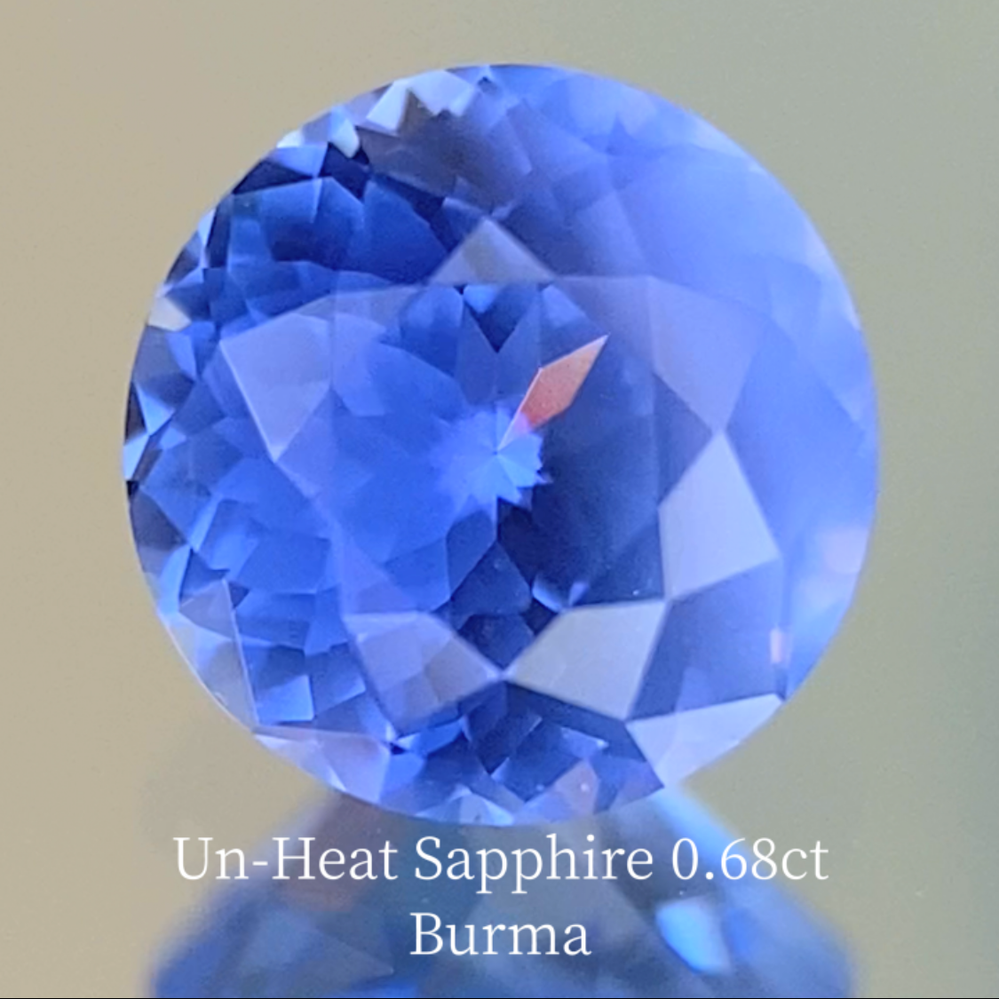 Un-Heat Sapphire 0.681ct / Burma