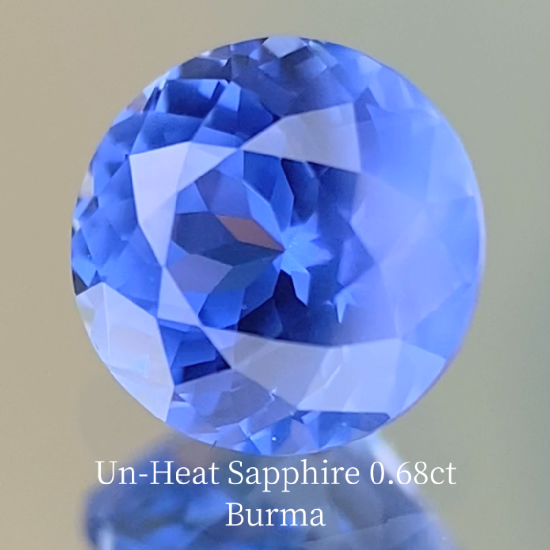 Un-Heat Sapphire 0.681ct / Burma