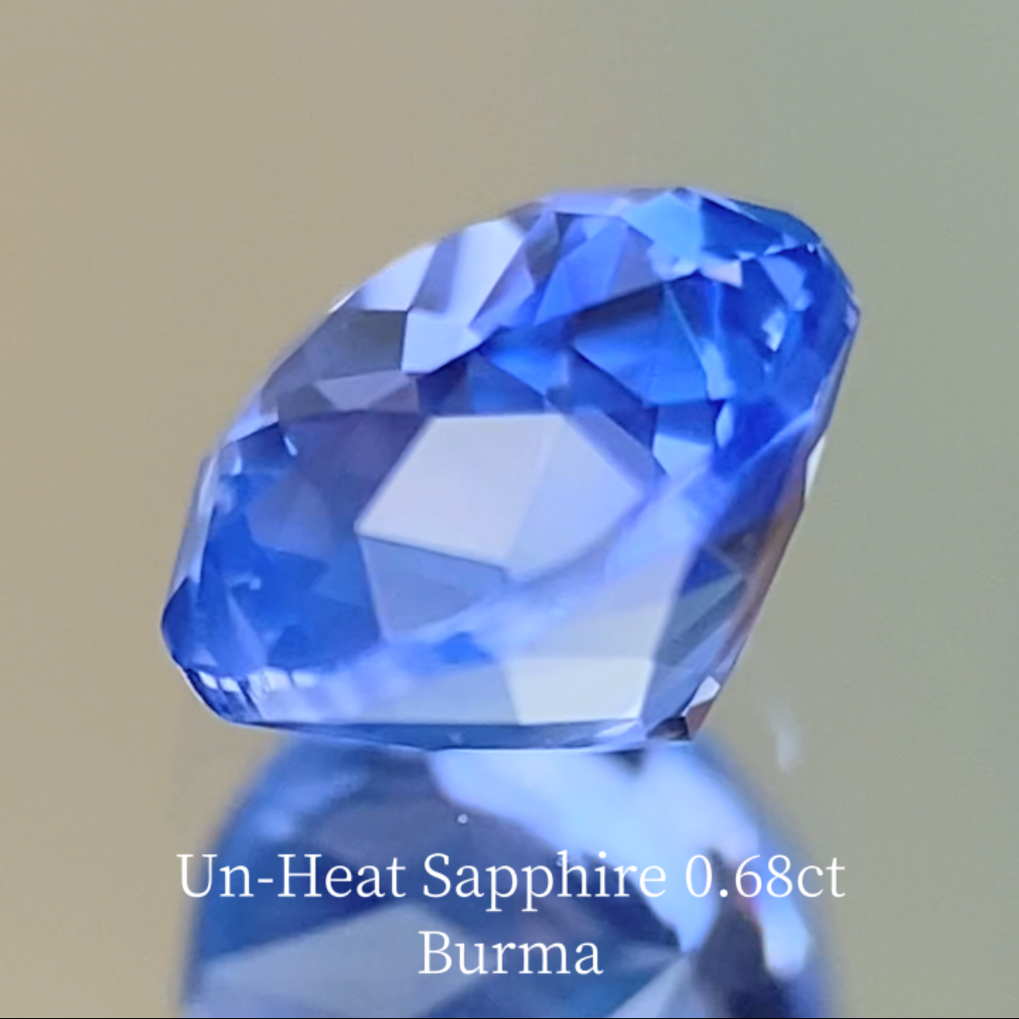 Un-Heat Sapphire 0.681ct / Burma