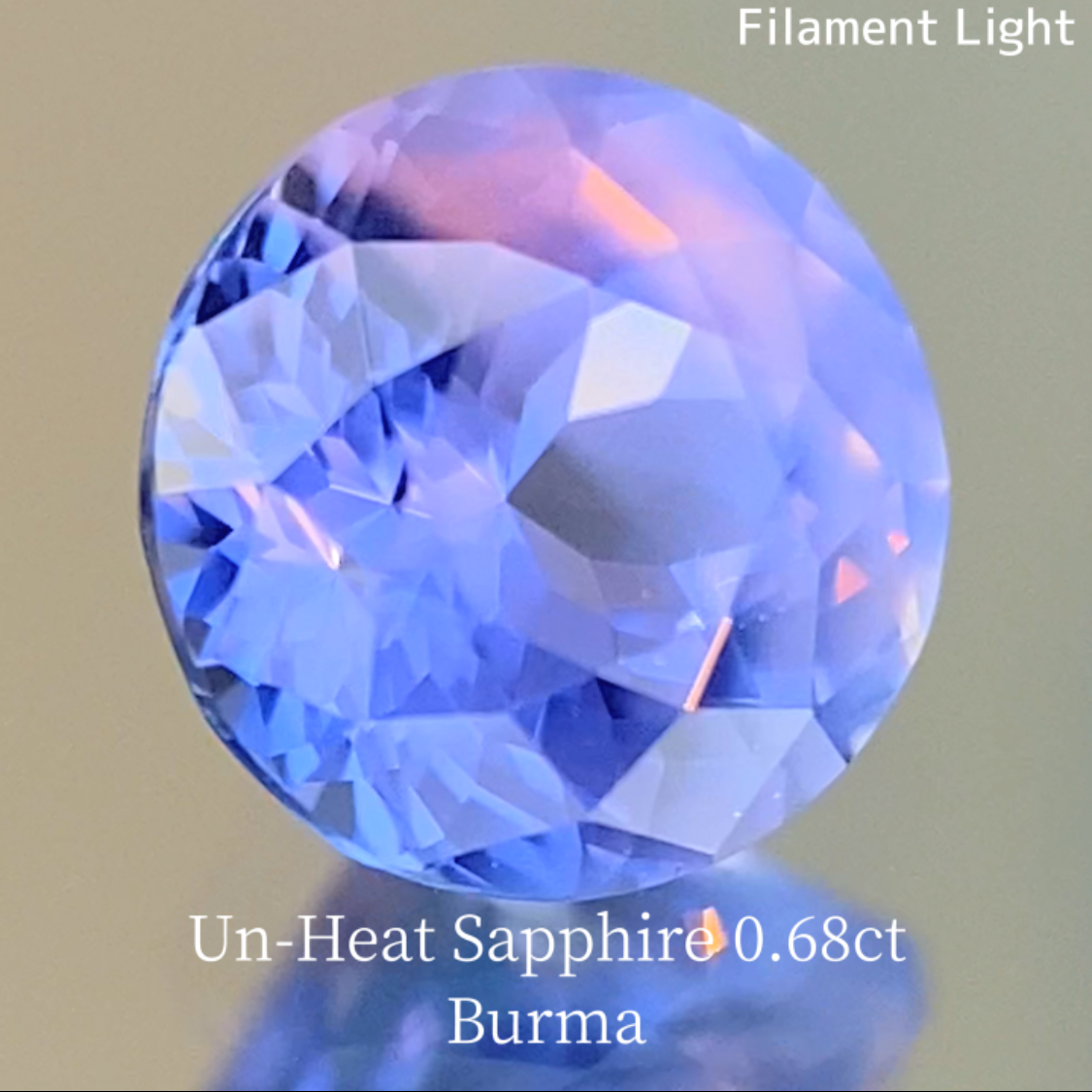 Un-Heat Sapphire 0.681ct / Burma