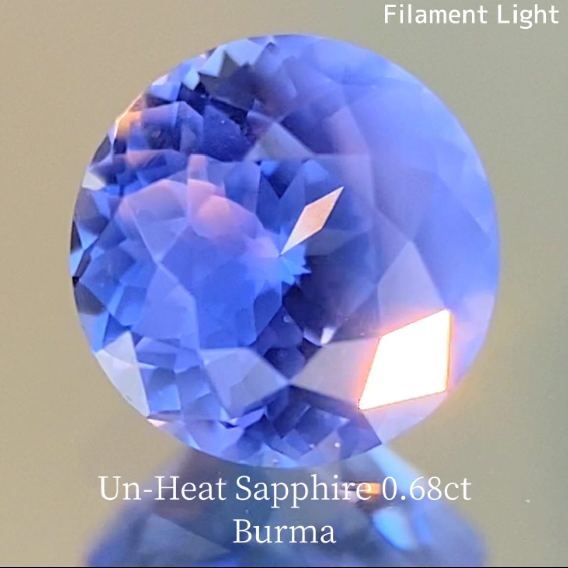 Un-Heat Sapphire 0.681ct / Burma