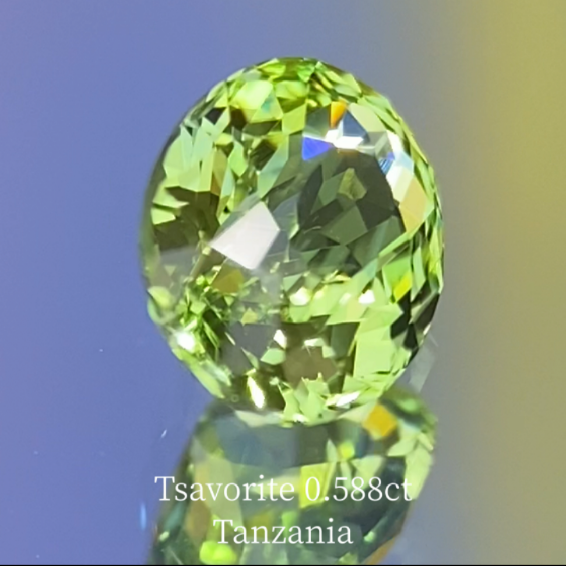 Tsavorite (Grossular Garnet) 0.588ct / Tanzania