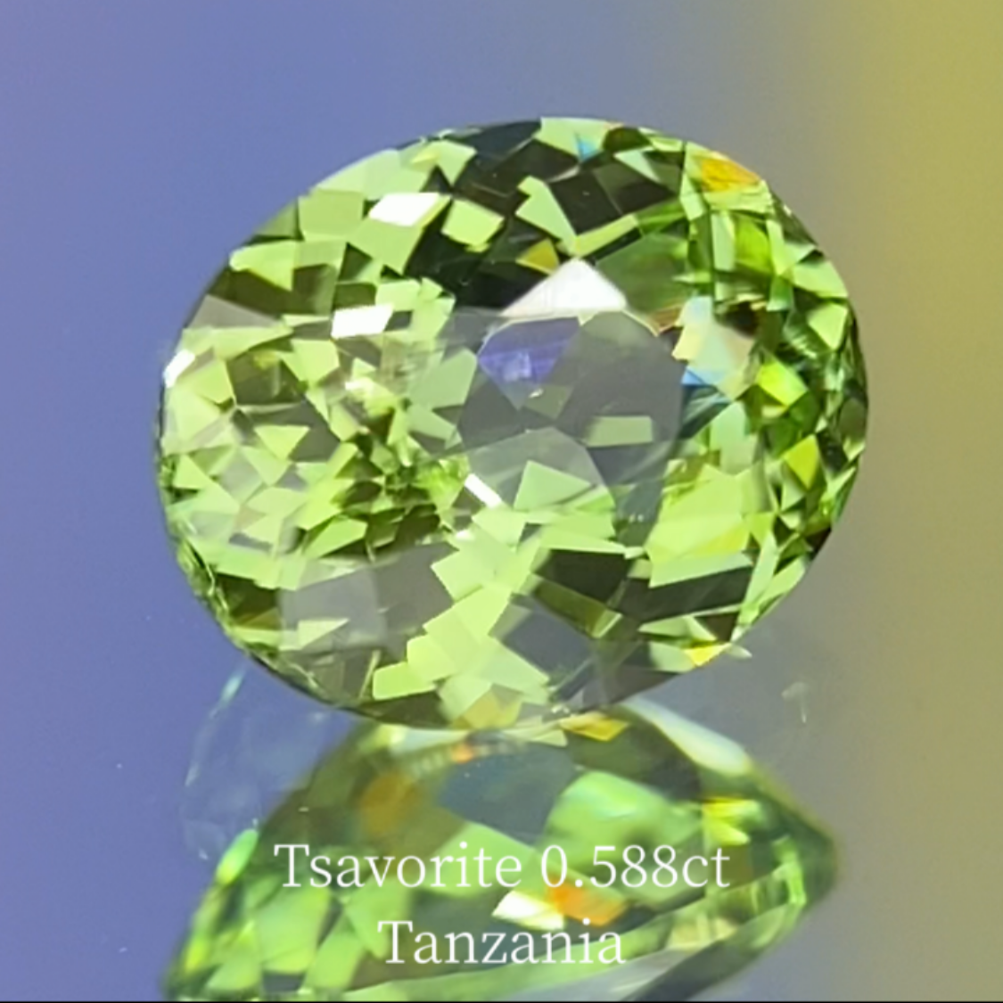 Tsavorite (Grossular Garnet) 0.588ct / Tanzania