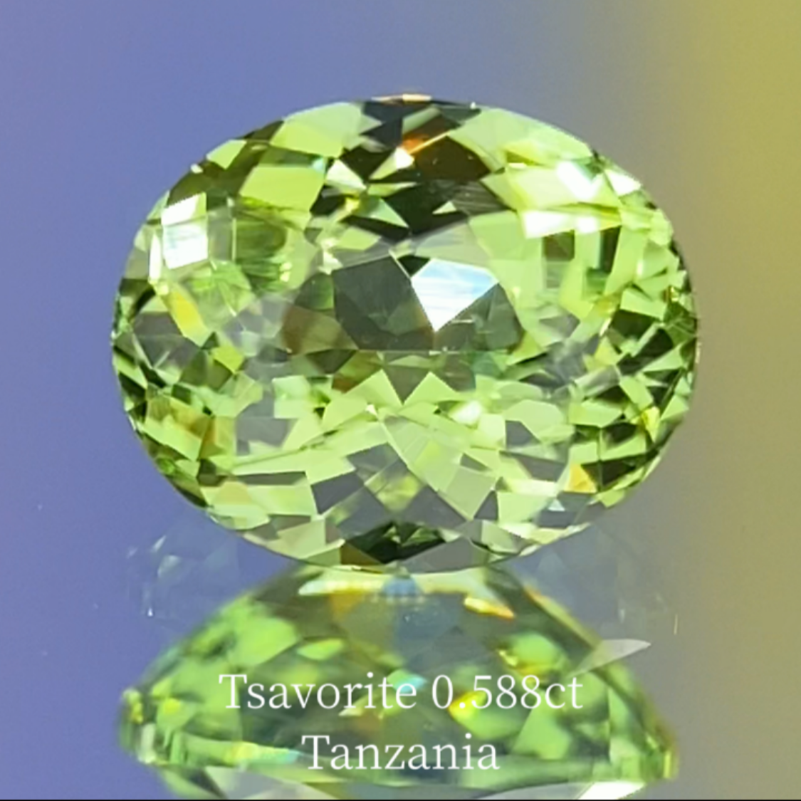 Tsavorite (Grossular Garnet) 0.588ct / Tanzania