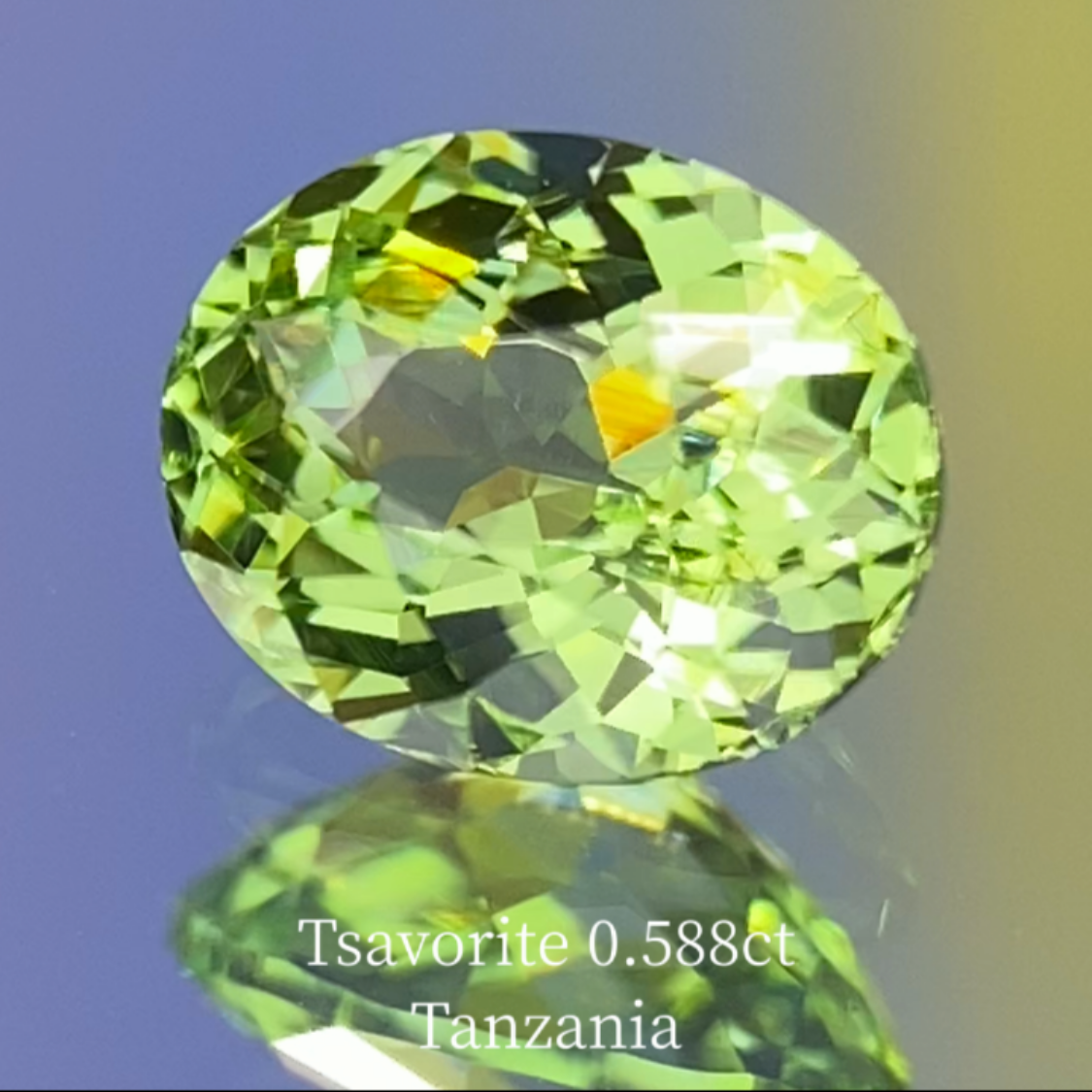 Tsavorite (Grossular Garnet) 0.588ct / Tanzania