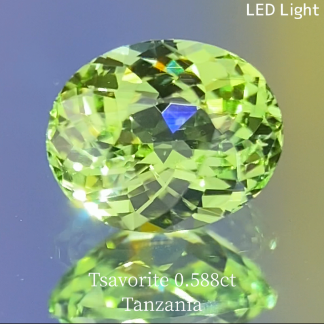 Tsavorite (Grossular Garnet) 0.588ct / Tanzania