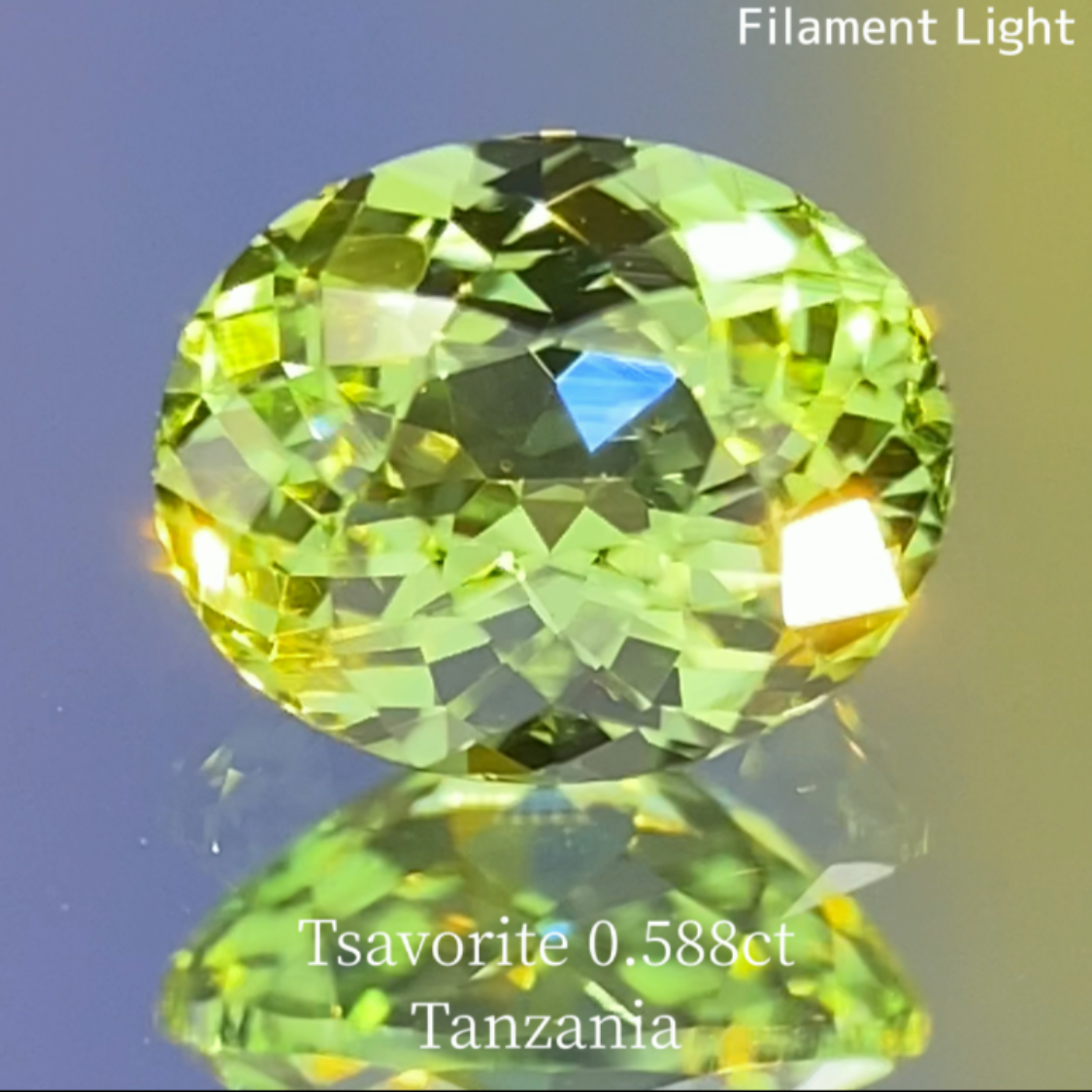 Tsavorite (Grossular Garnet) 0.588ct / Tanzania