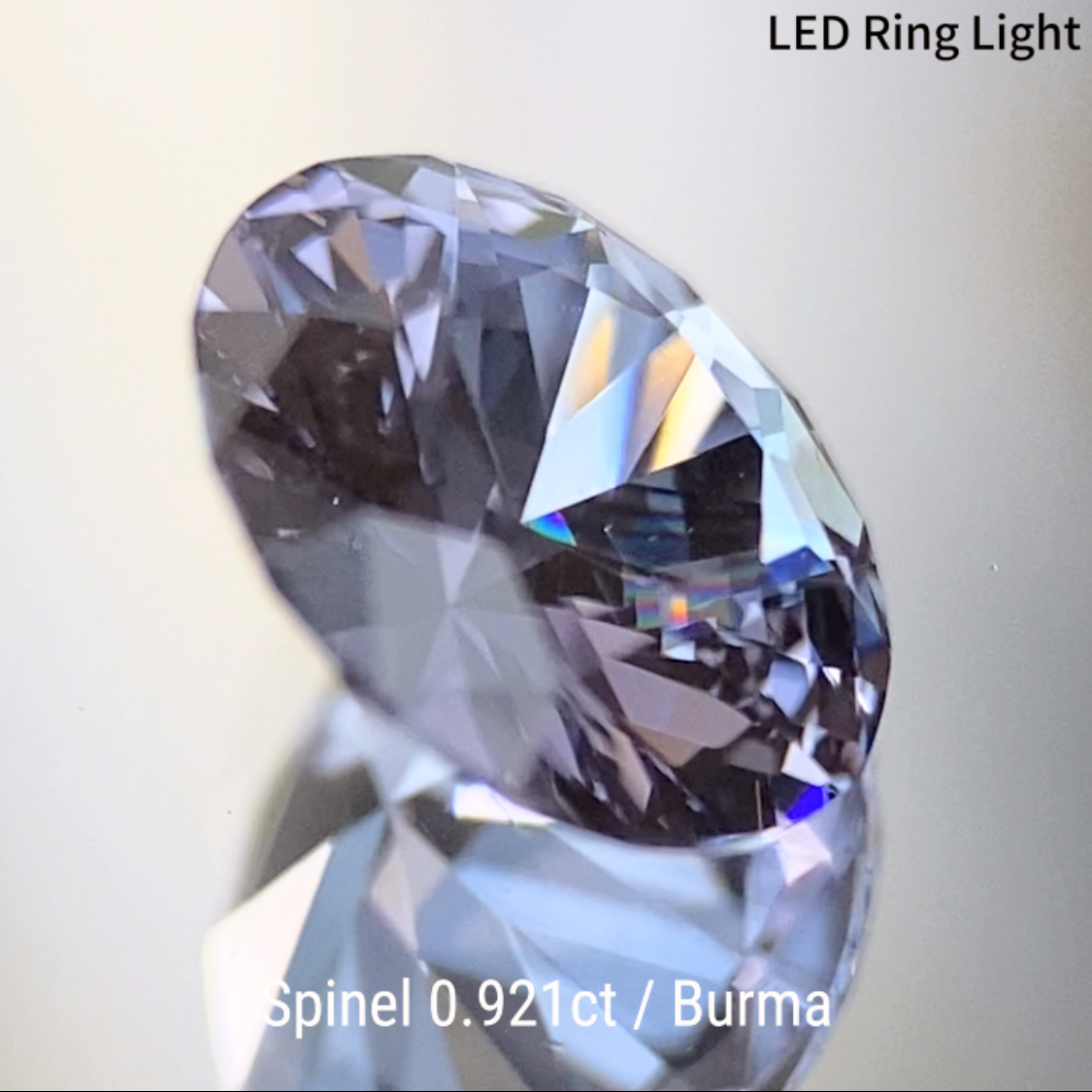 Greyish Violet Spinel 0.921ct