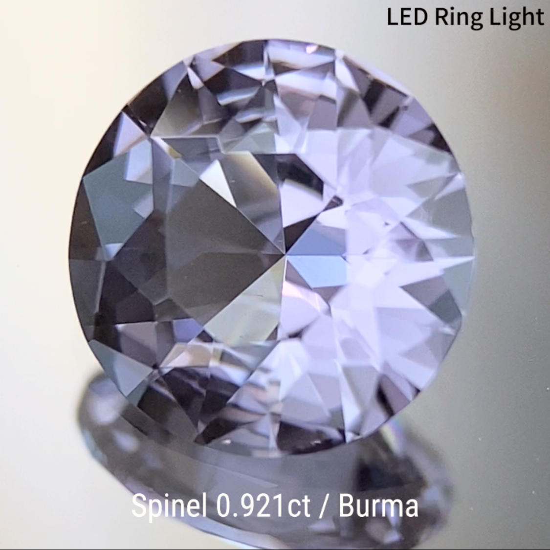 Greyish Violet Spinel 0.921ct