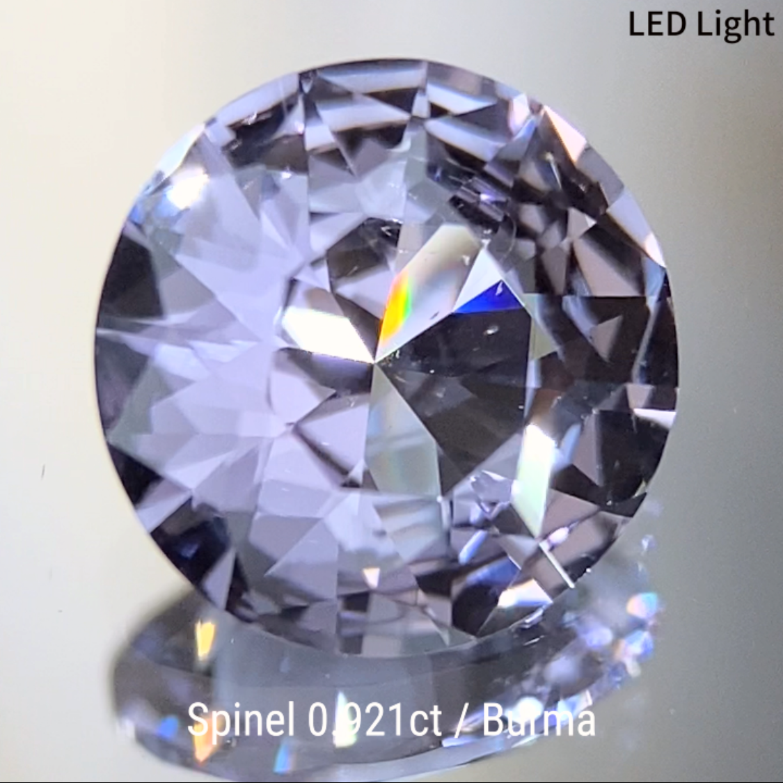 Greyish Violet Spinel 0.921ct