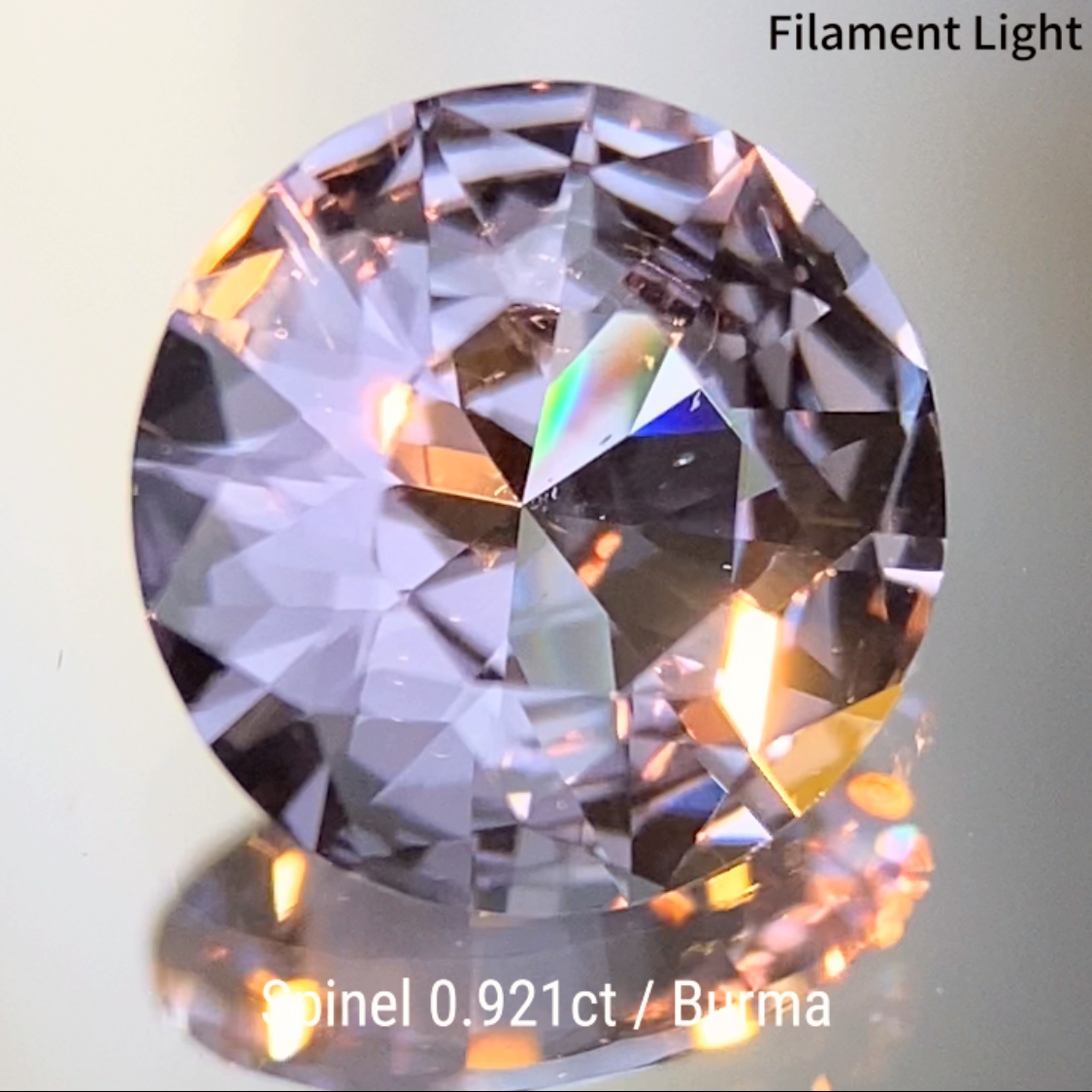 Greyish Violet Spinel 0.921ct