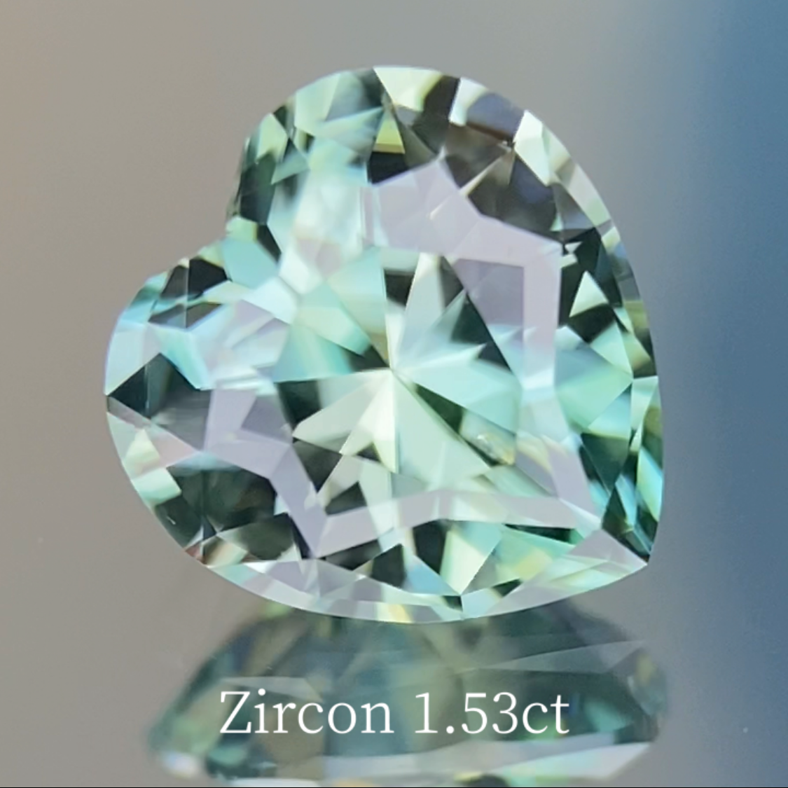 Light Mint Green Zircon 1.53ct / UV Tenebrescence