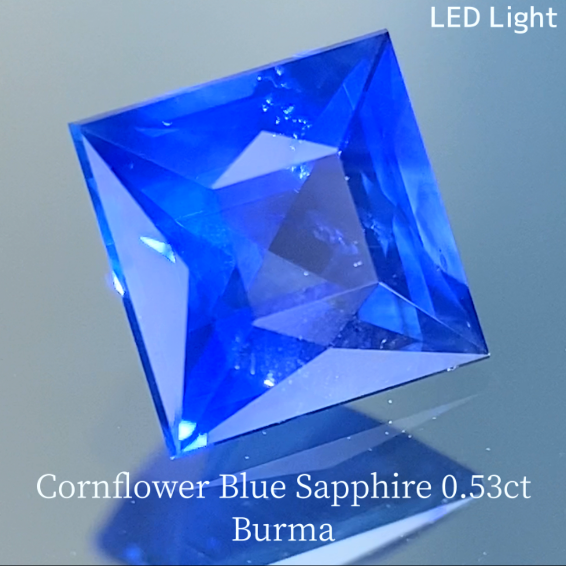 Cornflower Blue Sapphire 0.541ct / Burma