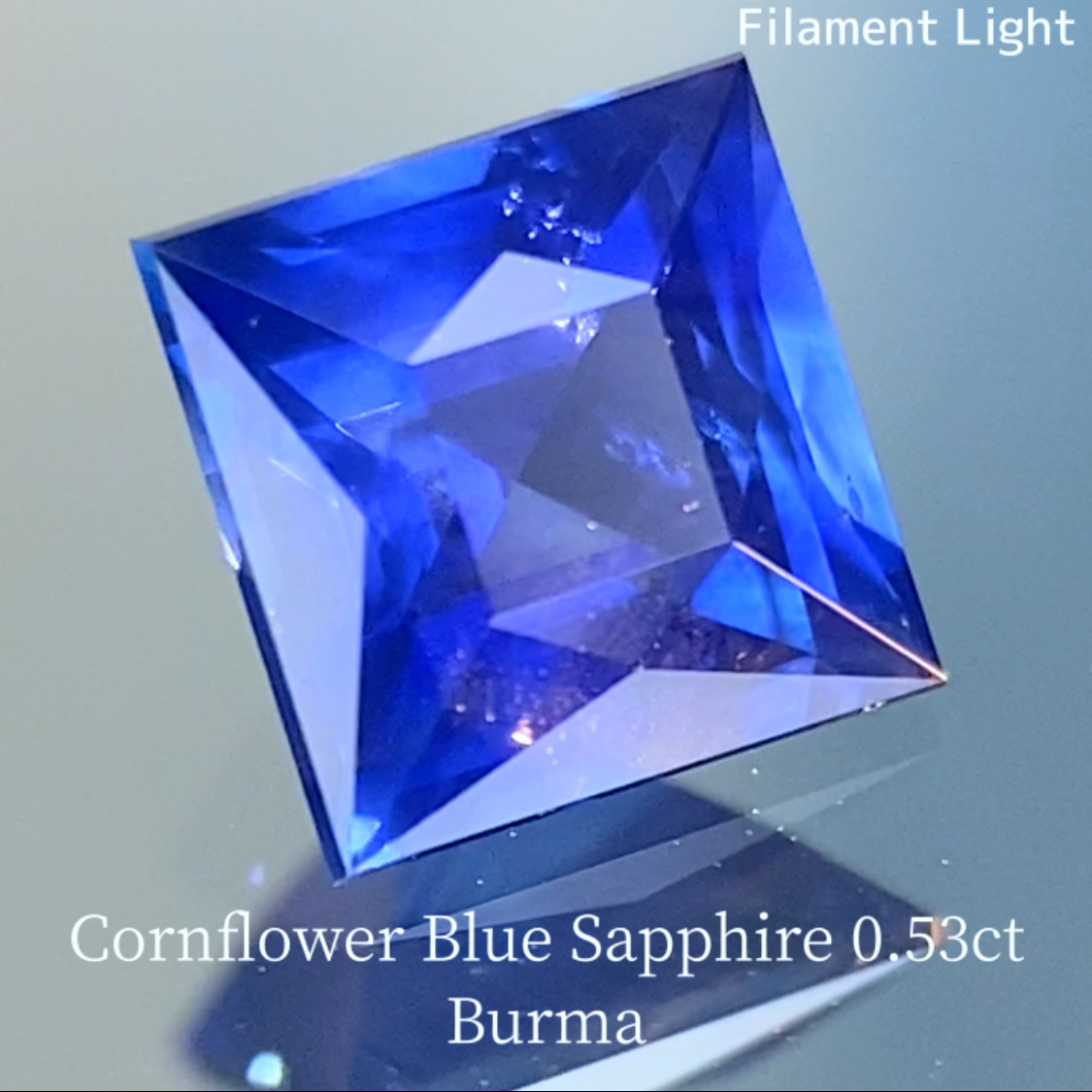 Cornflower Blue Sapphire 0.541ct / Burma