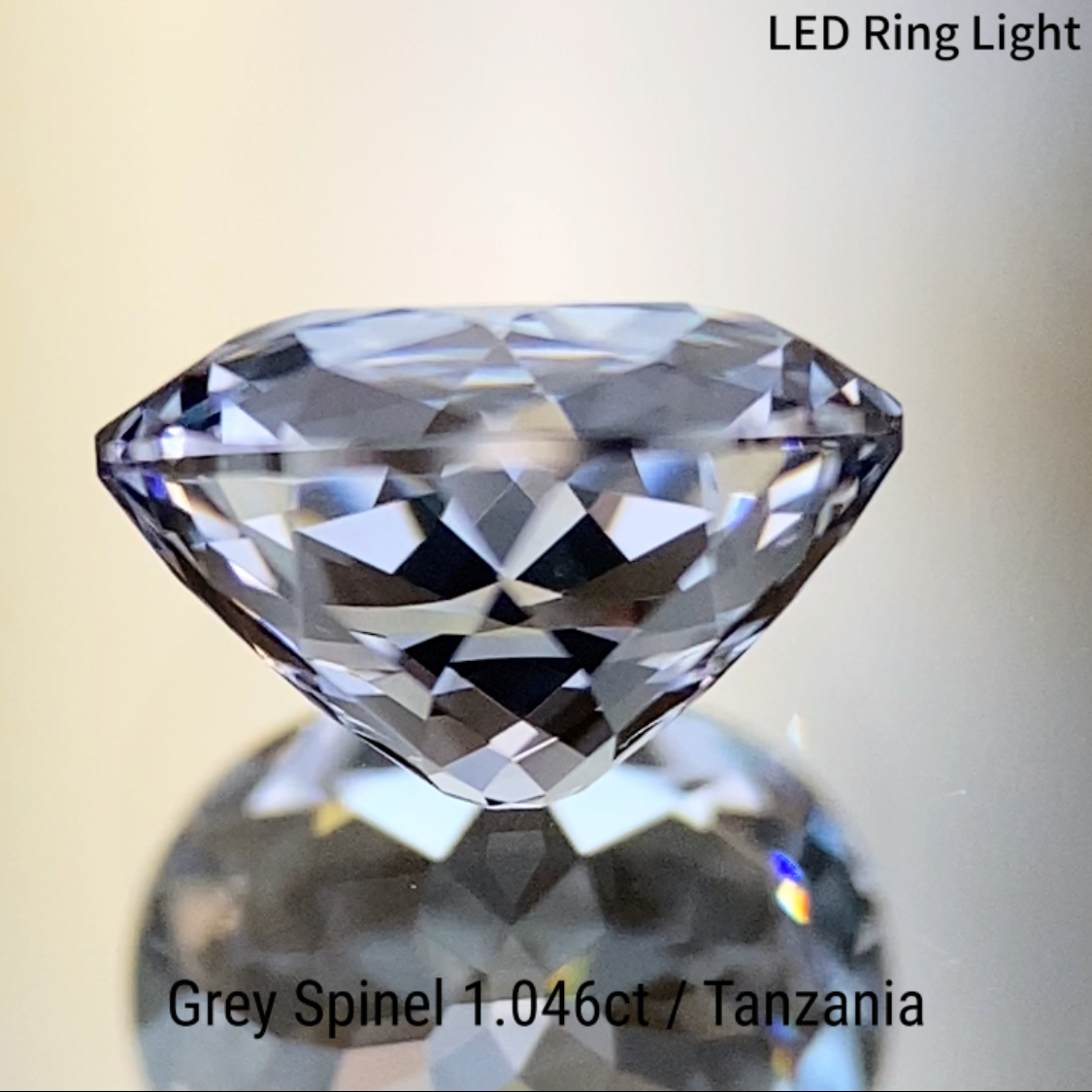 Grey Spinel 1.046ct / Tanzania