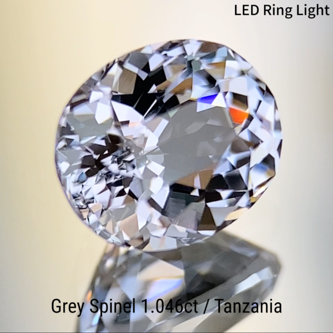 Grey Spinel 1.046ct / Tanzania
