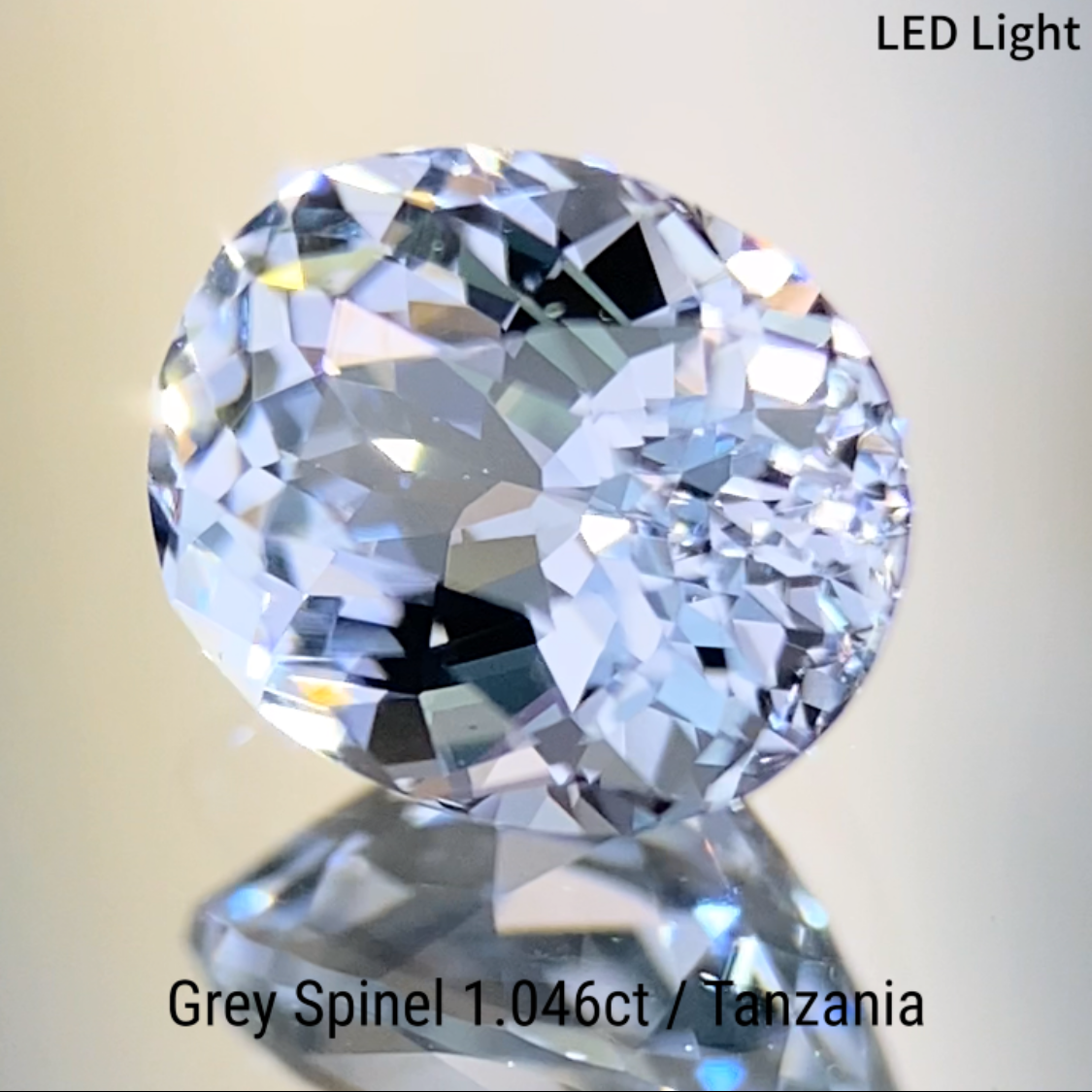 Grey Spinel 1.046ct / Tanzania