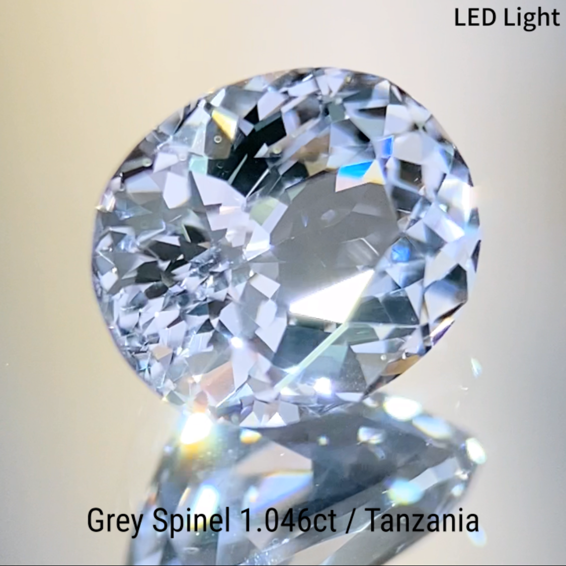 Grey Spinel 1.046ct / Tanzania