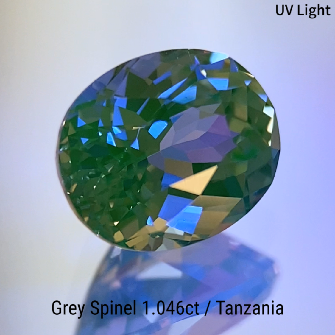 Grey Spinel 1.046ct / Tanzania