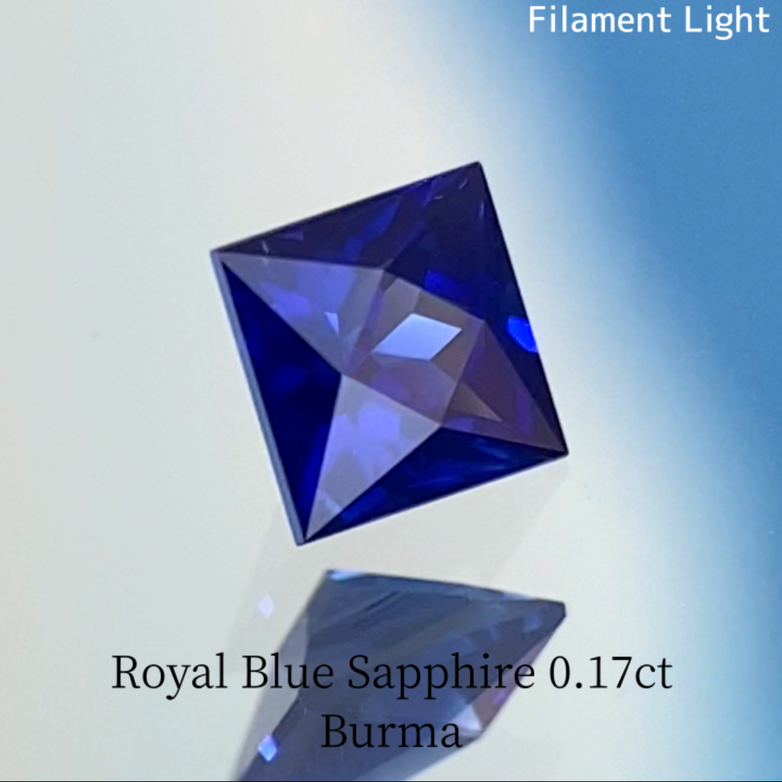 Royal Blue Sapphire 0.17ct / Burma