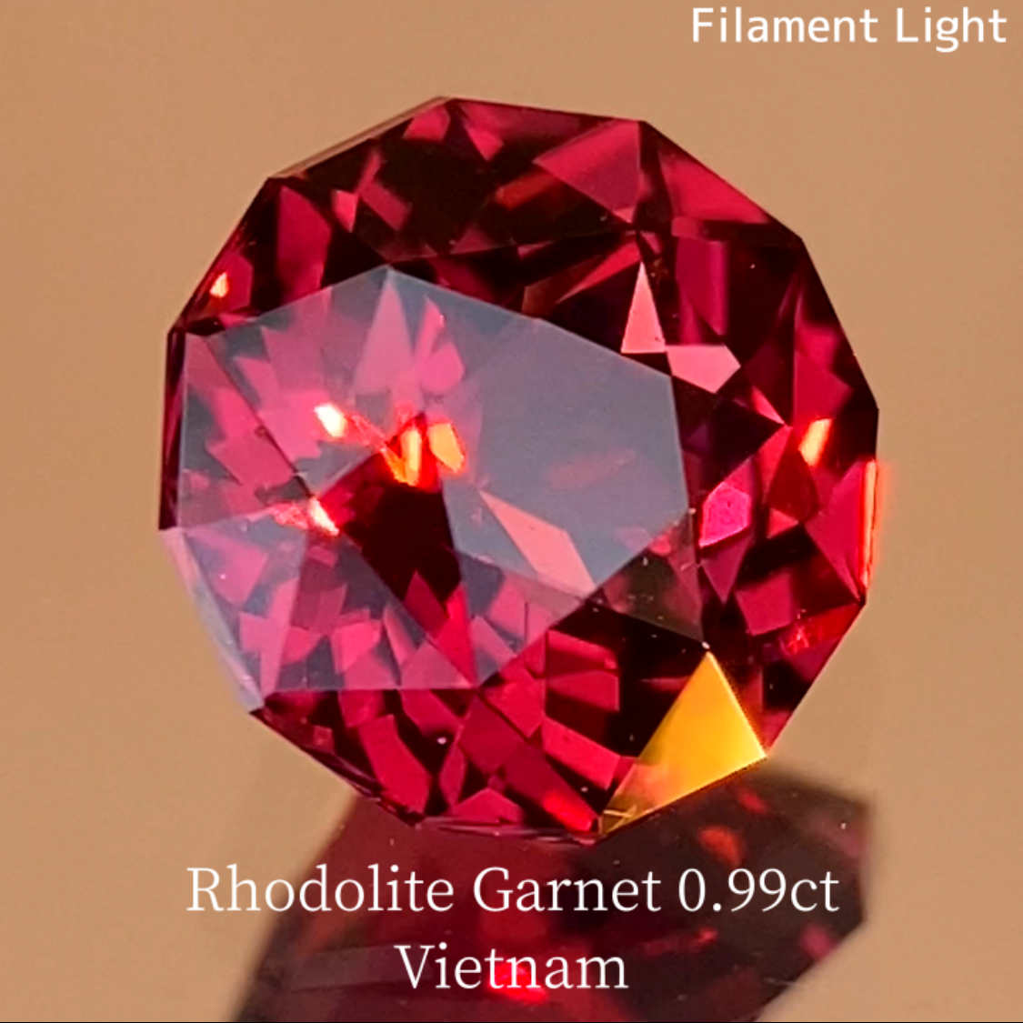 Rhodolite Garnet 0.99ct / Vietnam