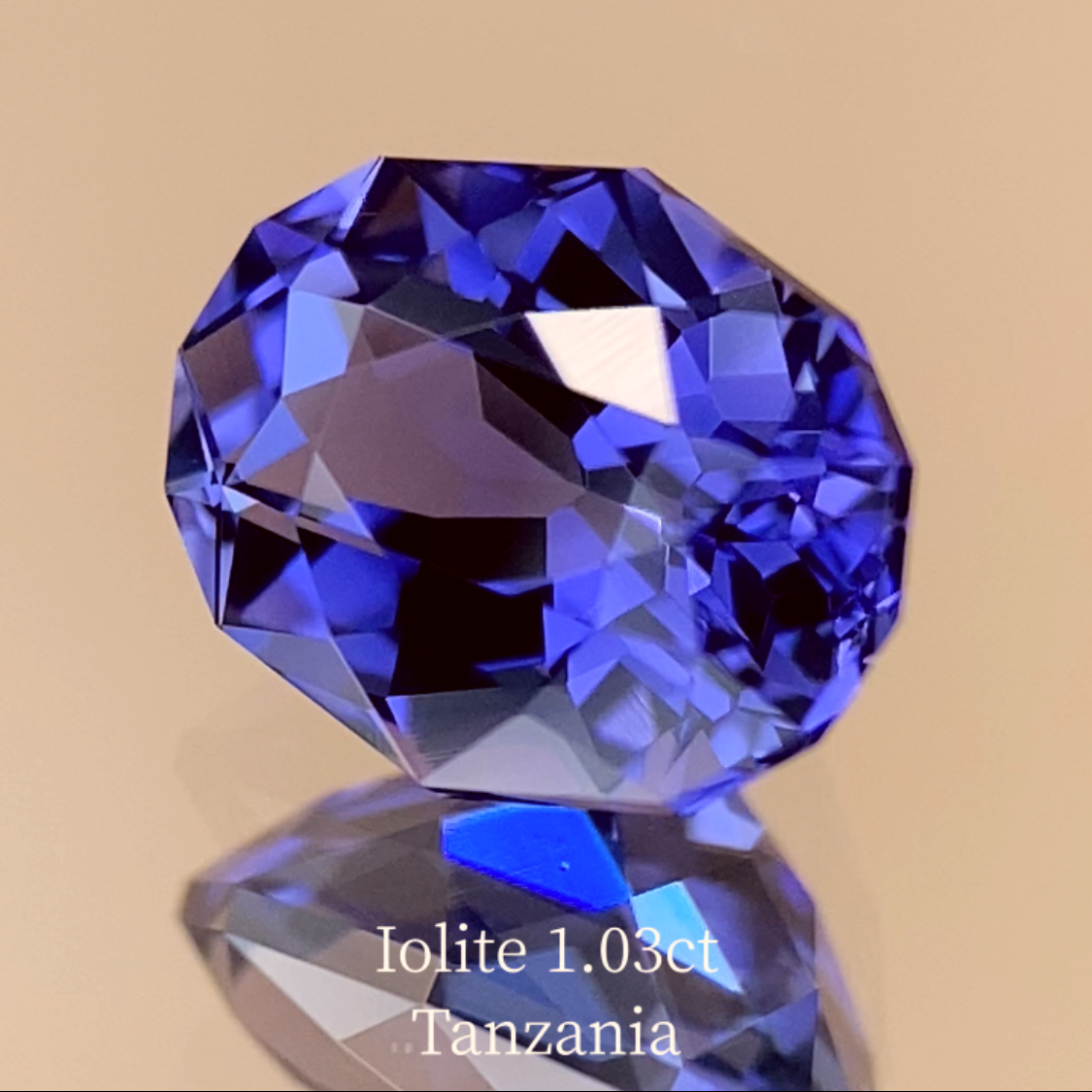 Iolite 1.034ct / Tanzania