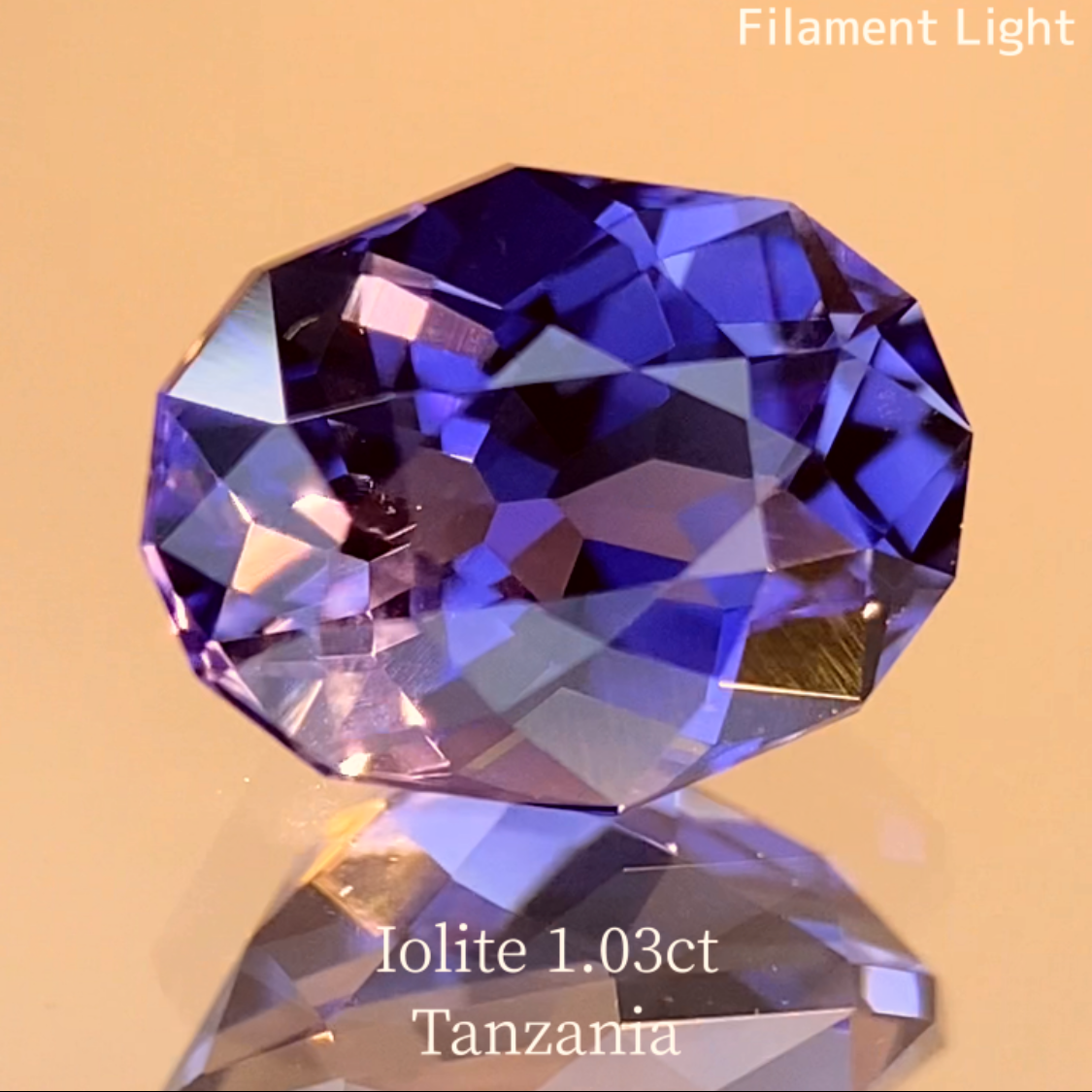 Iolite 1.034ct / Tanzania