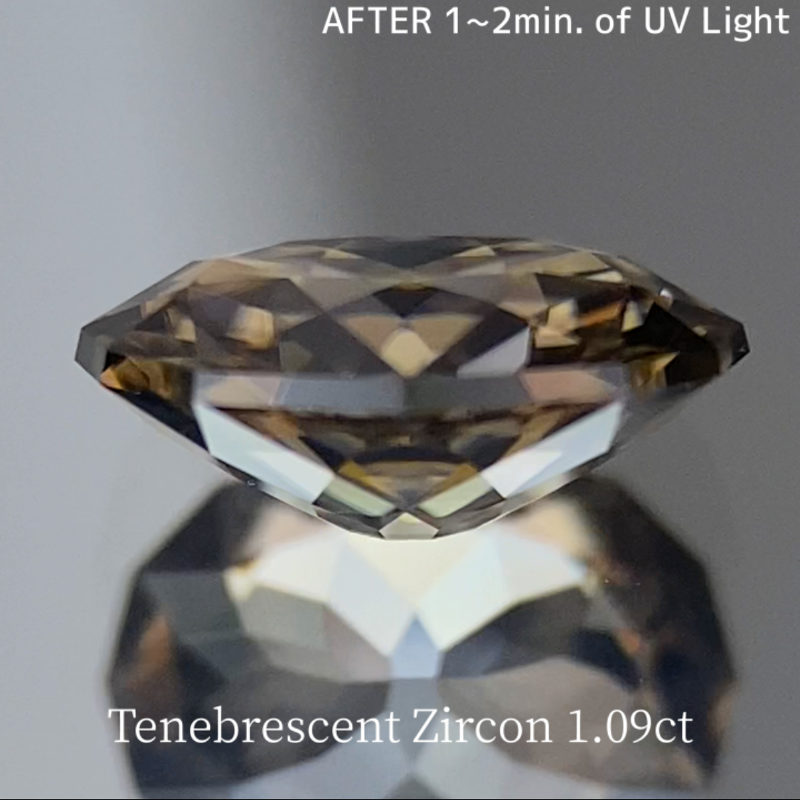 UV Tenebrescent Zircon 1.103ct