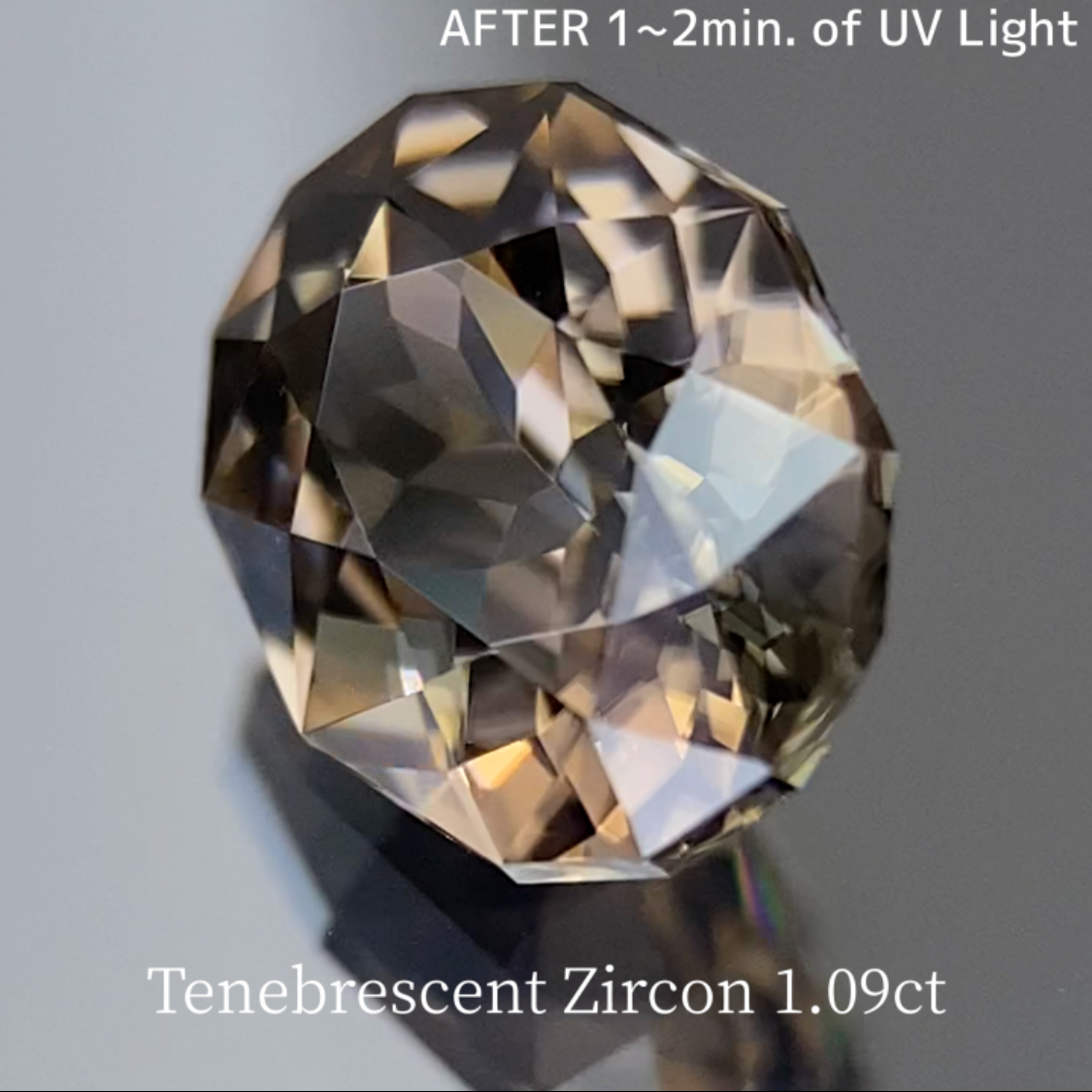 UV Tenebrescent Zircon 1.103ct