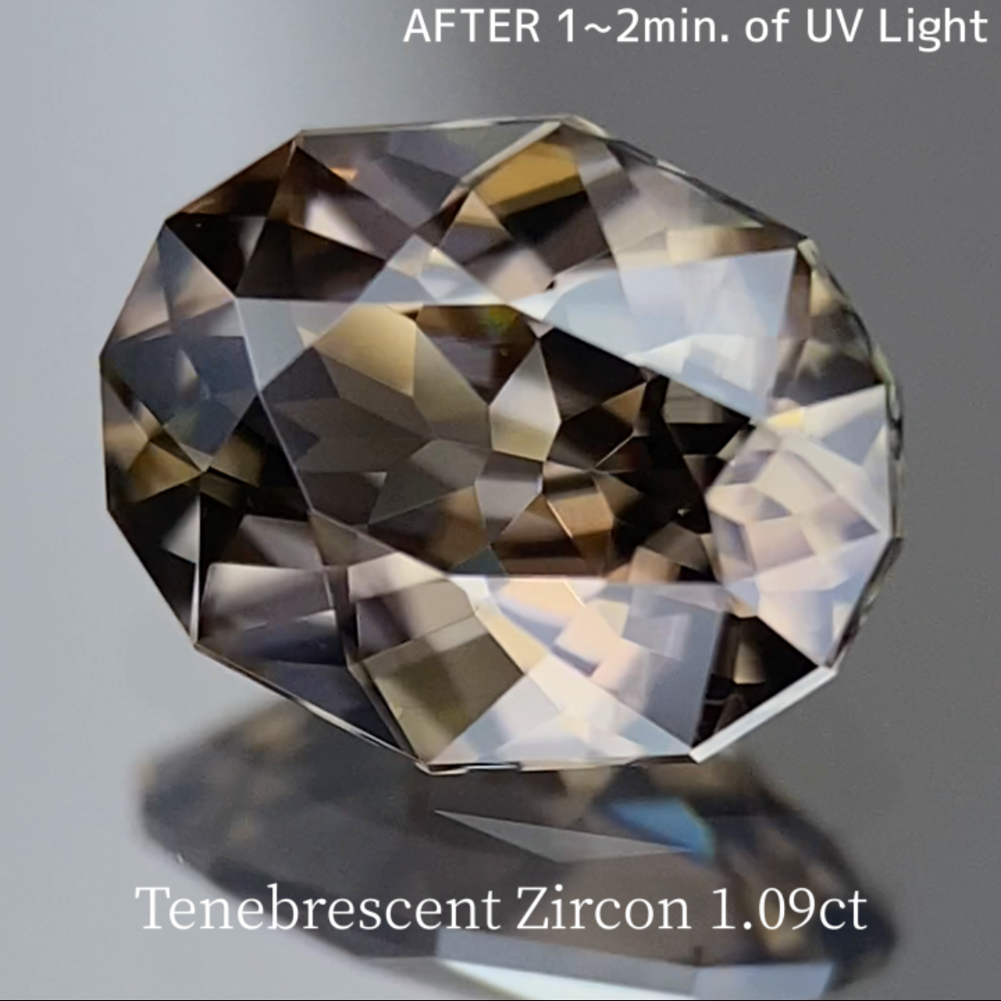 UV Tenebrescent Zircon 1.103ct