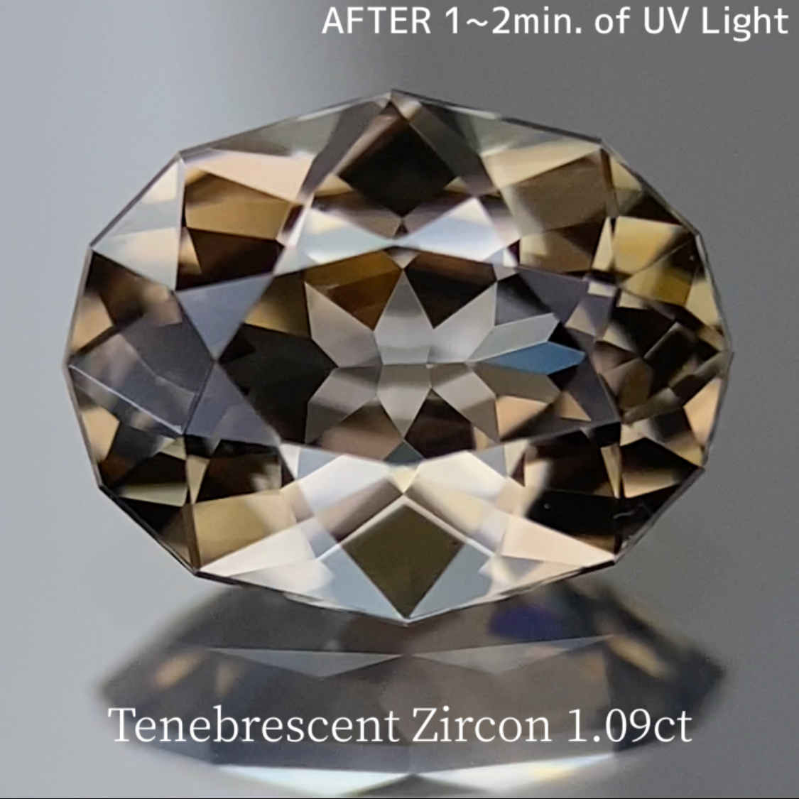 UV Tenebrescent Zircon 1.103ct