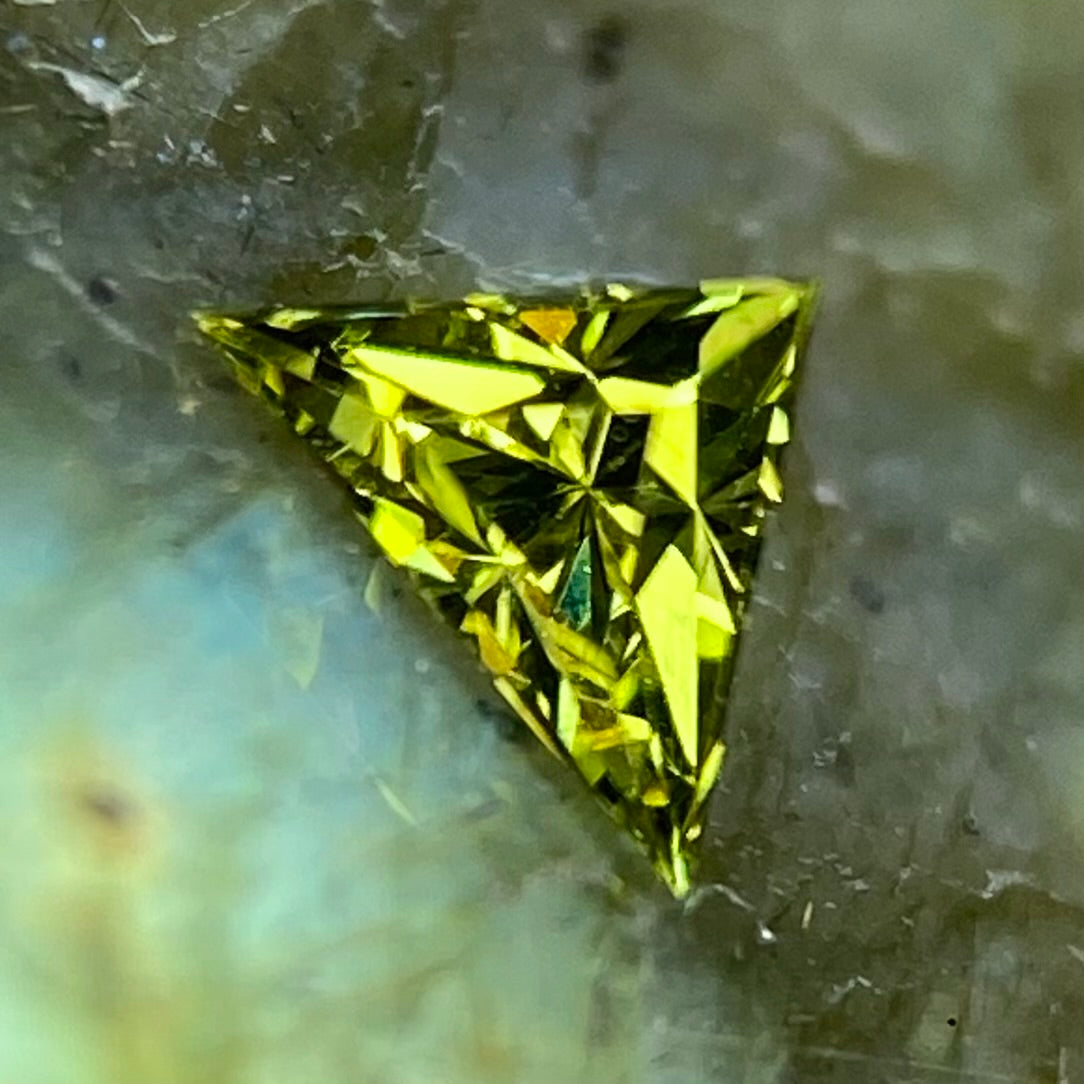 Andradite (Demantoid) Garnet 0.127ct / Tanzania